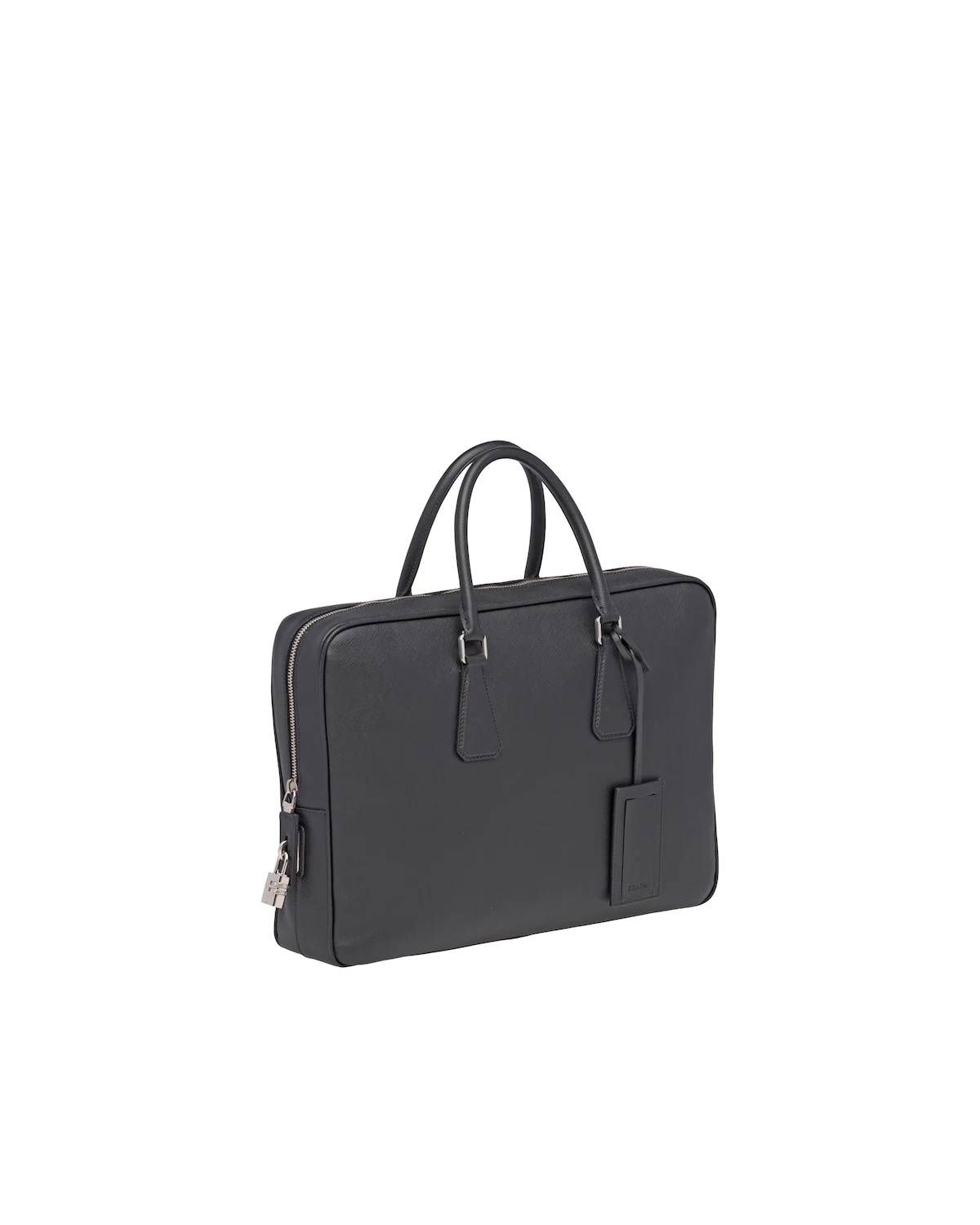 Saffiano Leather Briefcase - 3