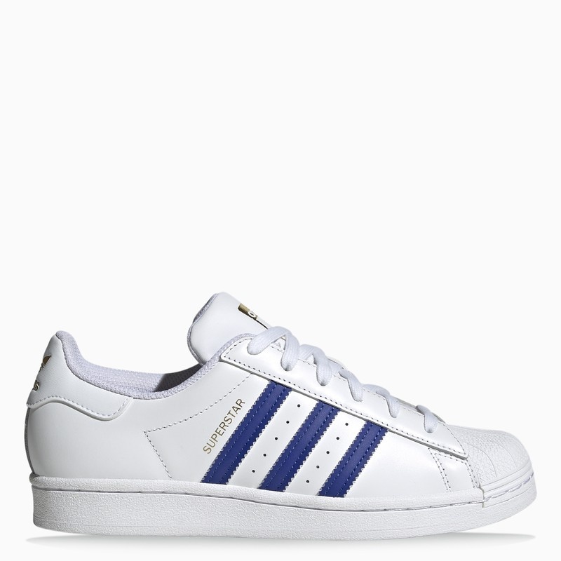 White/blue Superstar sneakers - 1