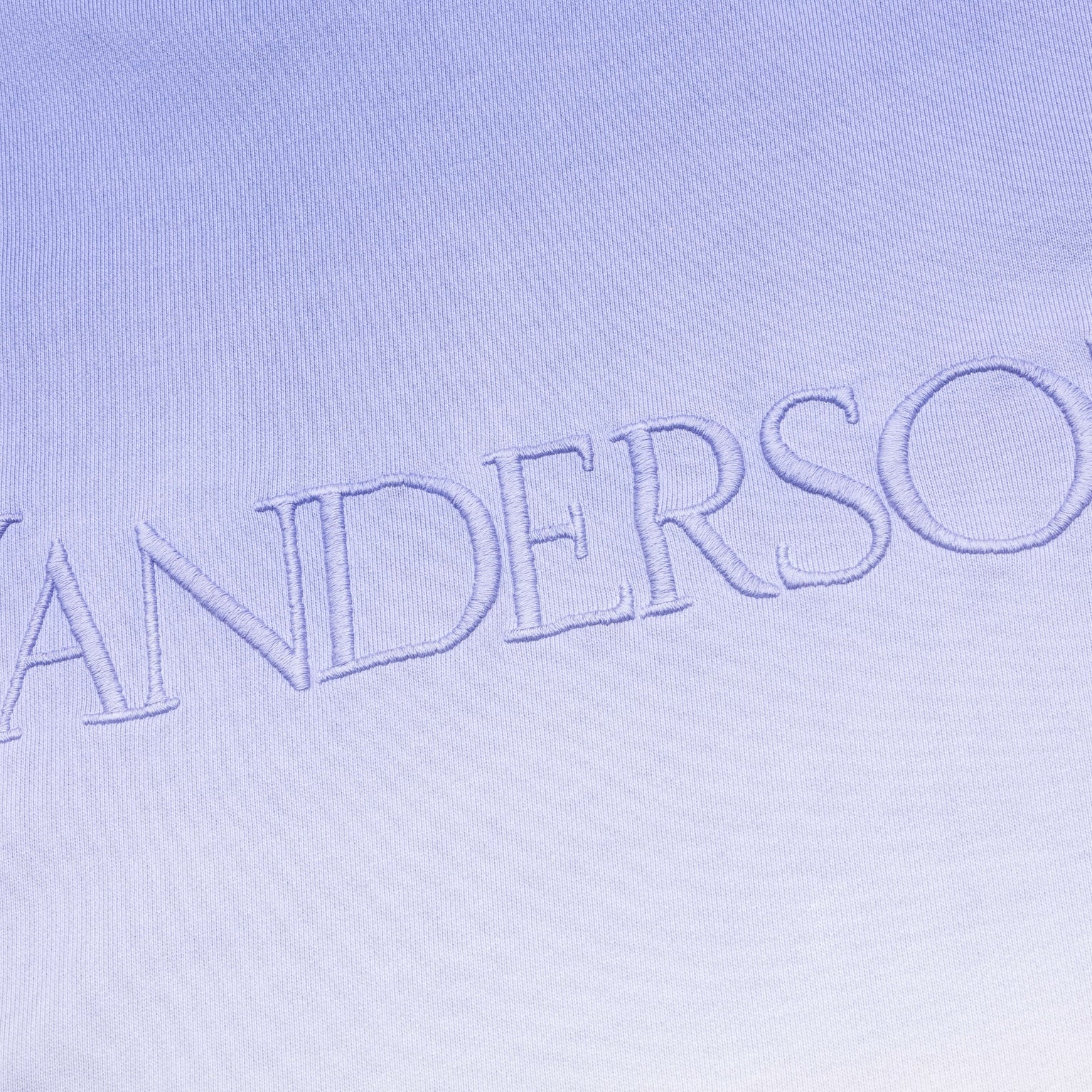 LOGO EMBROIDERY GRADIENT HOODIE - LAVENDER - 4