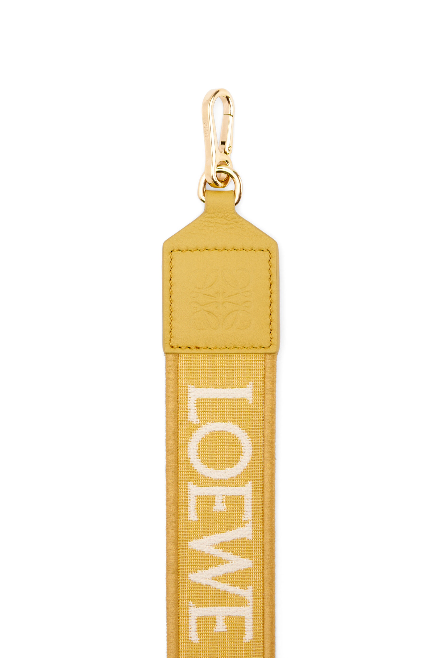 Anagram strap in jacquard and calfskin - 2