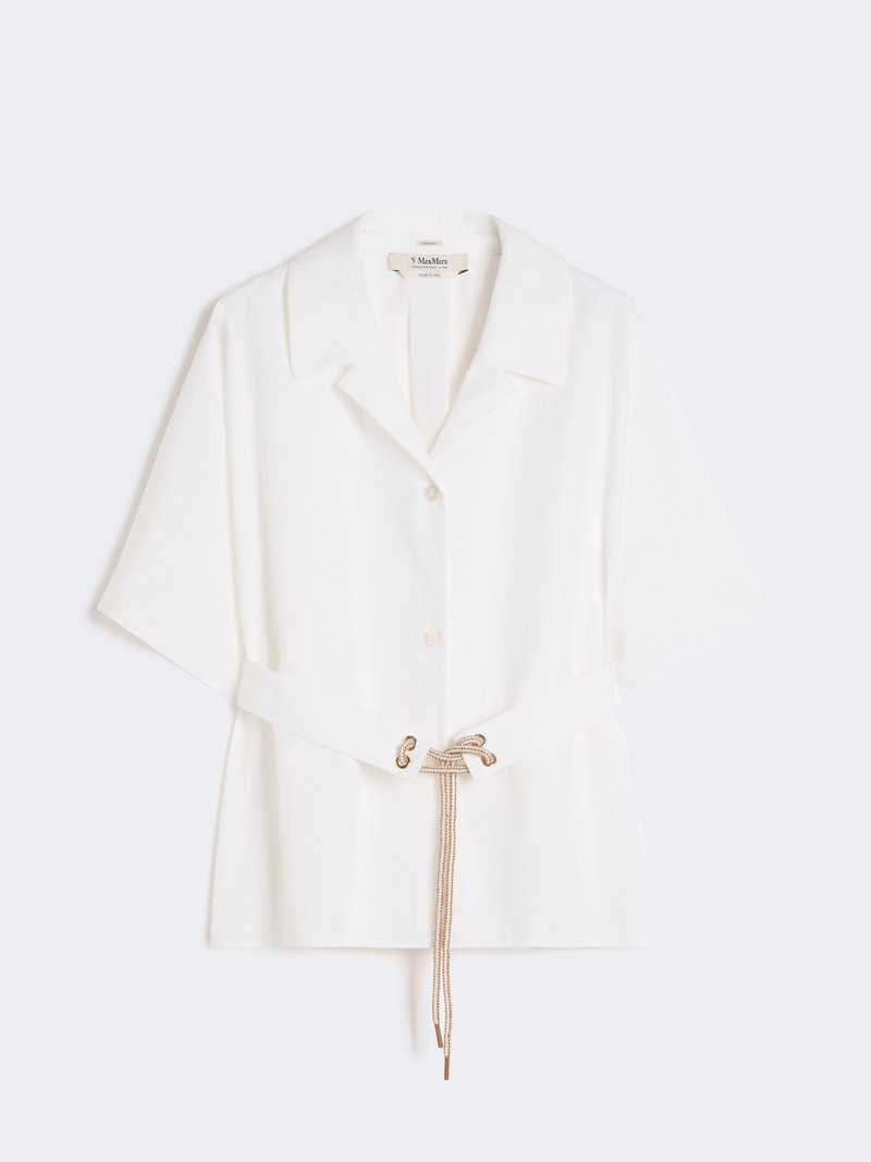 CARISMA Cotton poplin shirt - WHITE 1