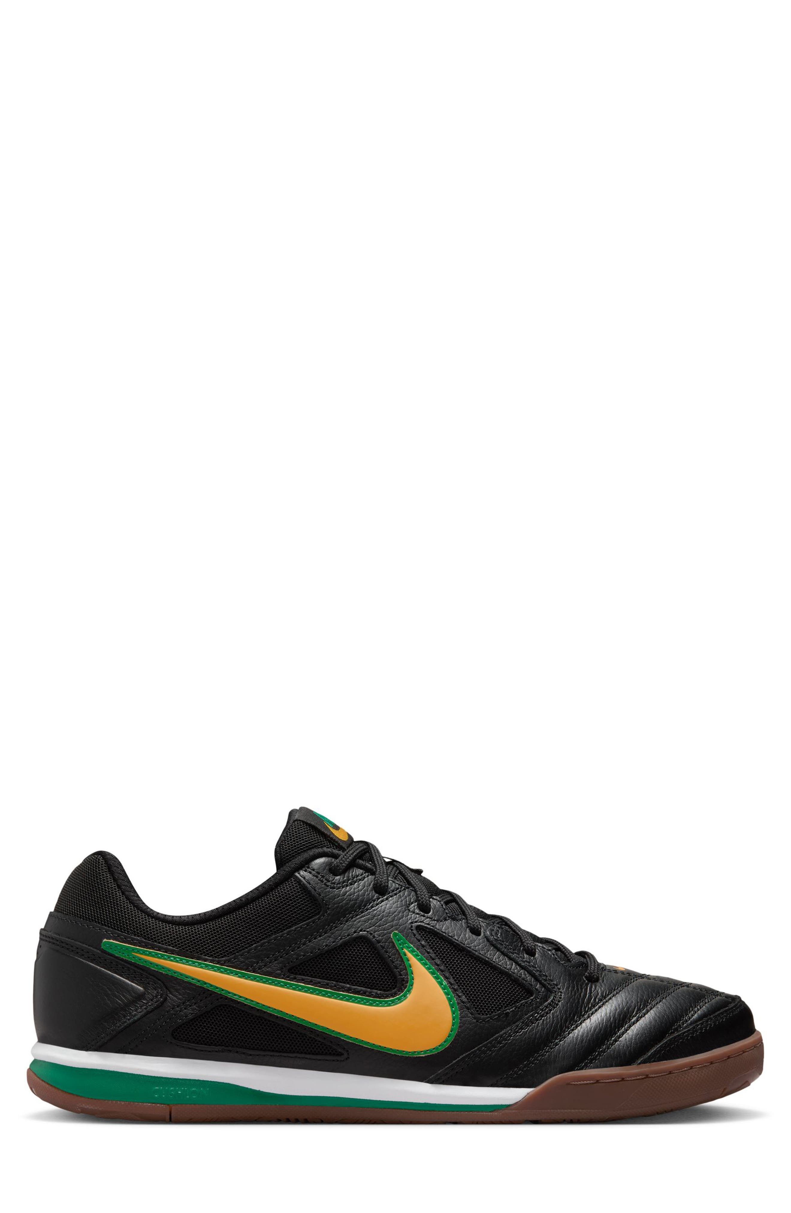 Nike Gato Soccer Sneaker in Black/Maize/White/Brown at Nordstrom - 2