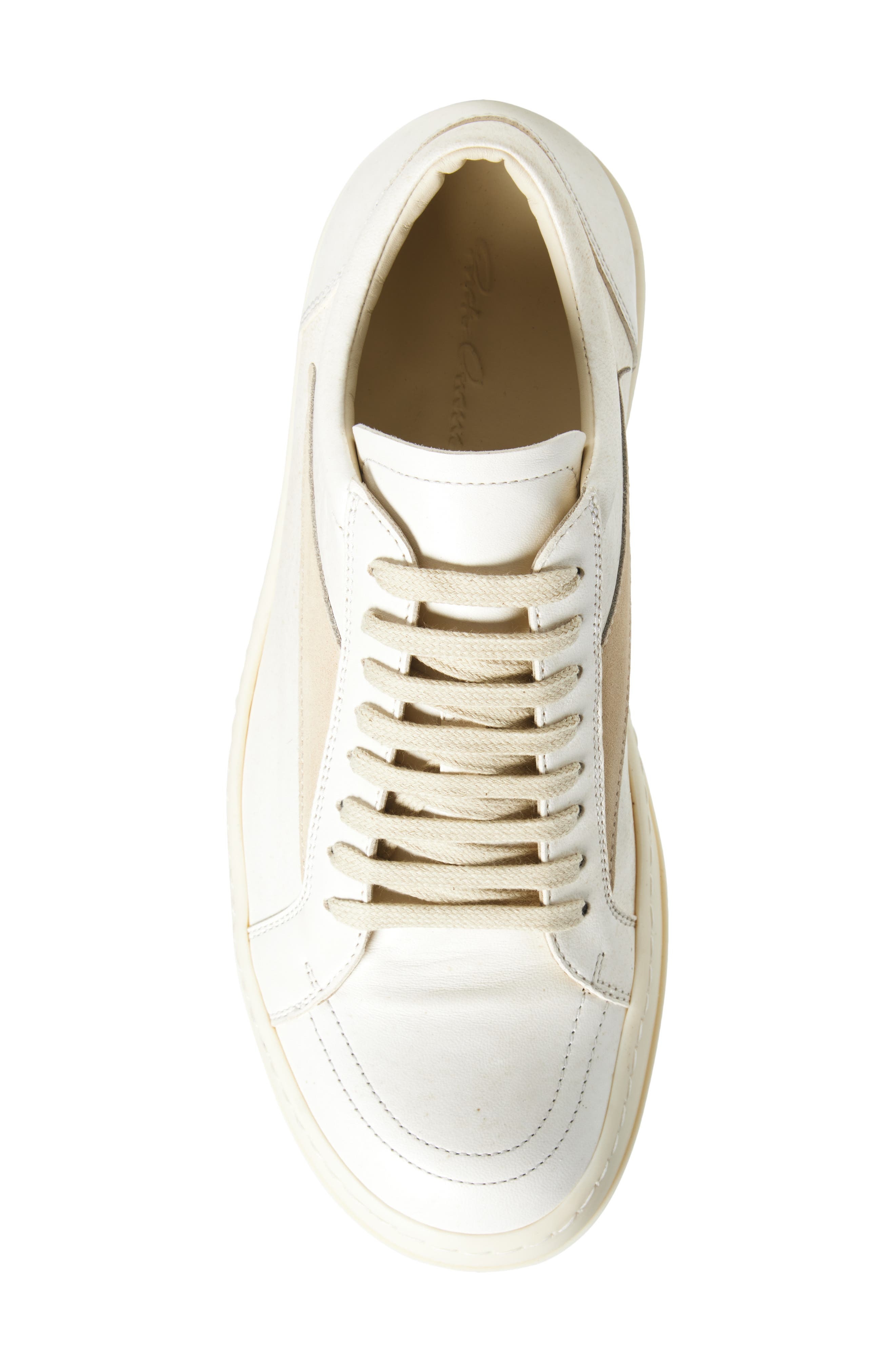 Rick Owens Vintage Sneaks Sneaker in Milk/Milk/Milk at Nordstrom - 5