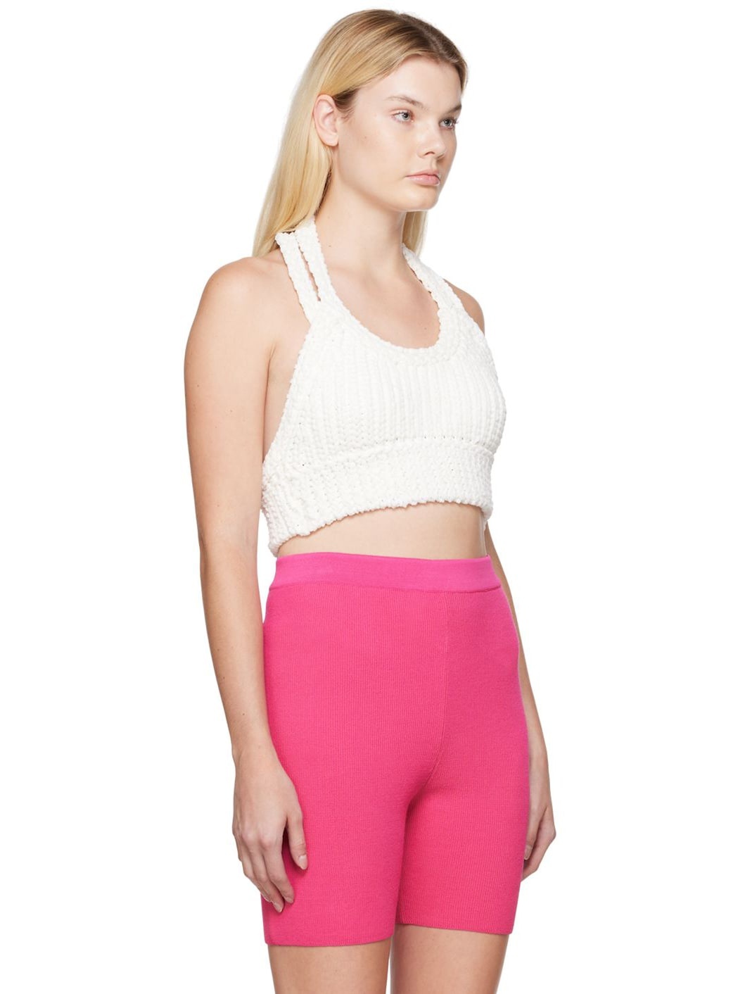 White 'La Maille Nuvola' Tank Top - 2