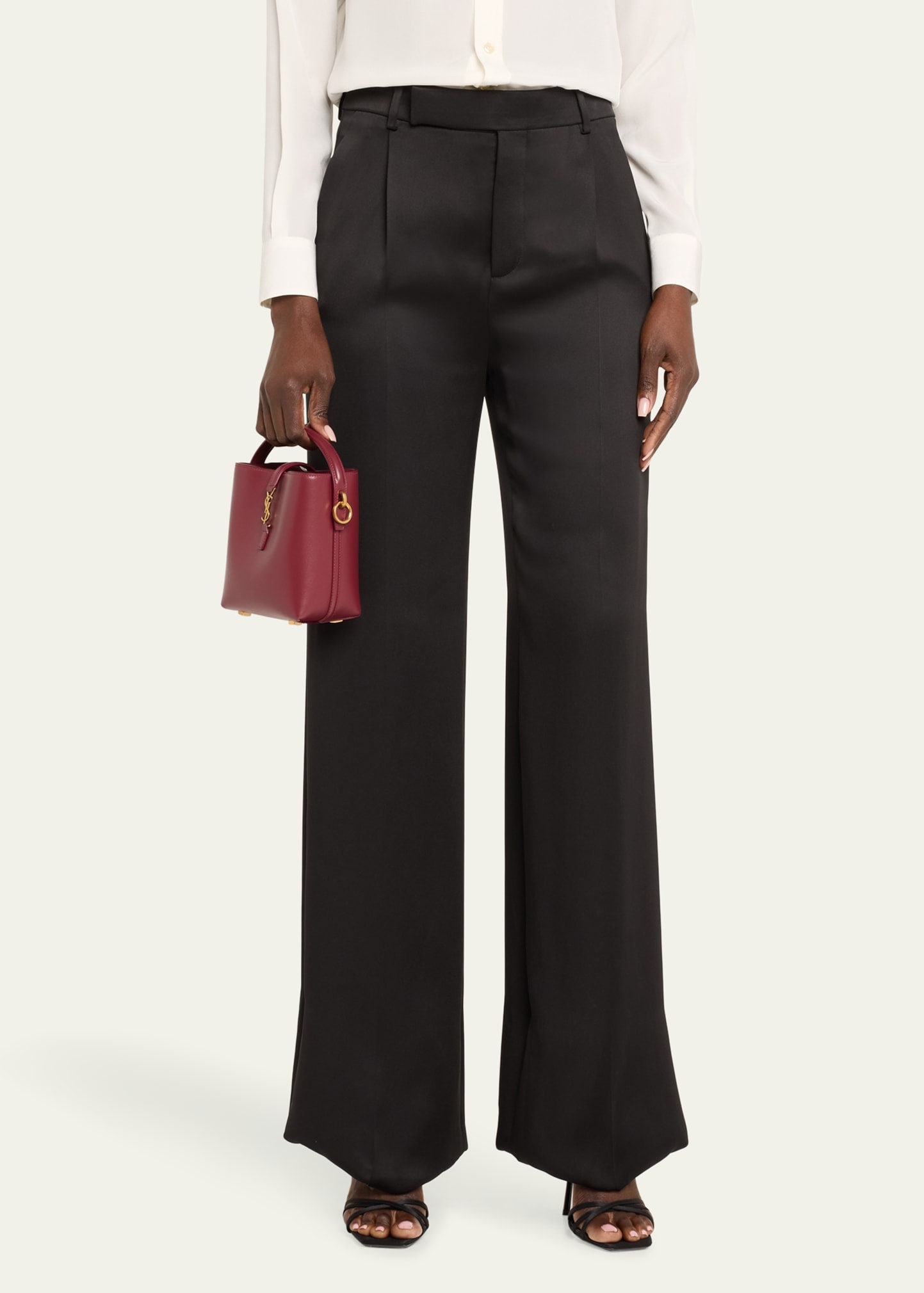 Le 37 Mini YSL Bucket Bag in Smooth Leather - 5