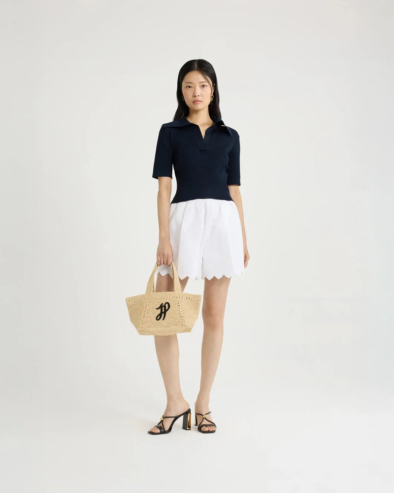 SMALL JP MONOGRAM TRAPEZE TOTE 3