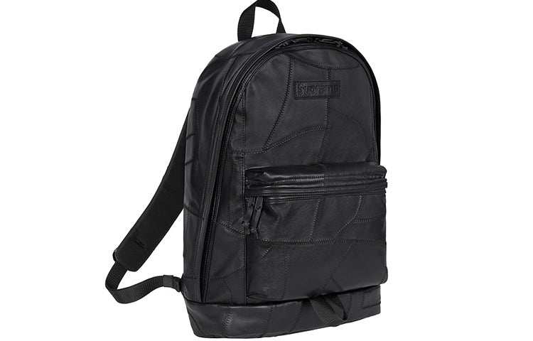 Supreme Patchwork Leather Backpack 'Black' SUP-FW19-957 - 2
