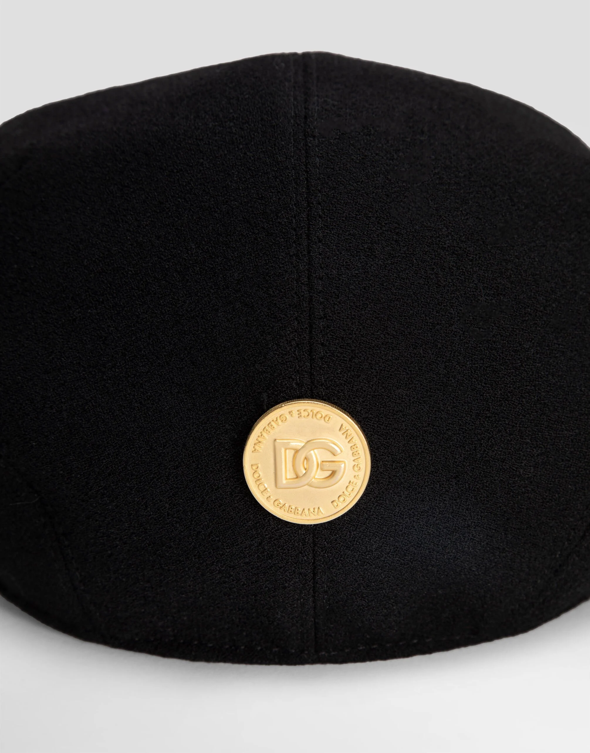 DOLCE&GABBANA バケットハット ブラック ゴールドロゴ DOLCE&GABBANA