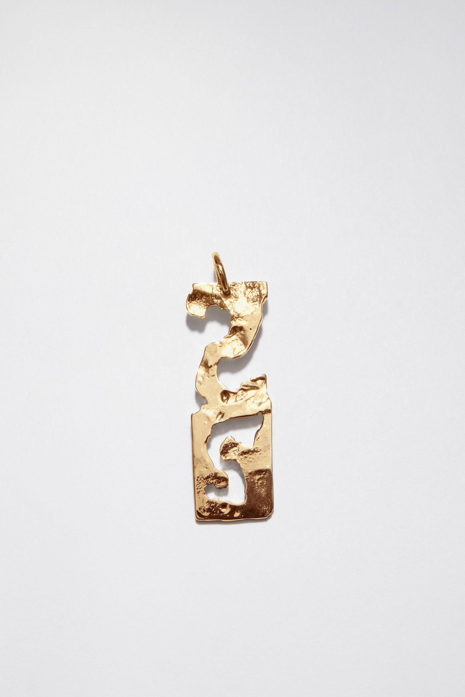 S pendant - Gold - 2