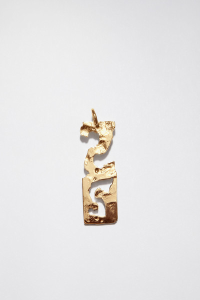 Acne Studios S pendant - Gold outlook