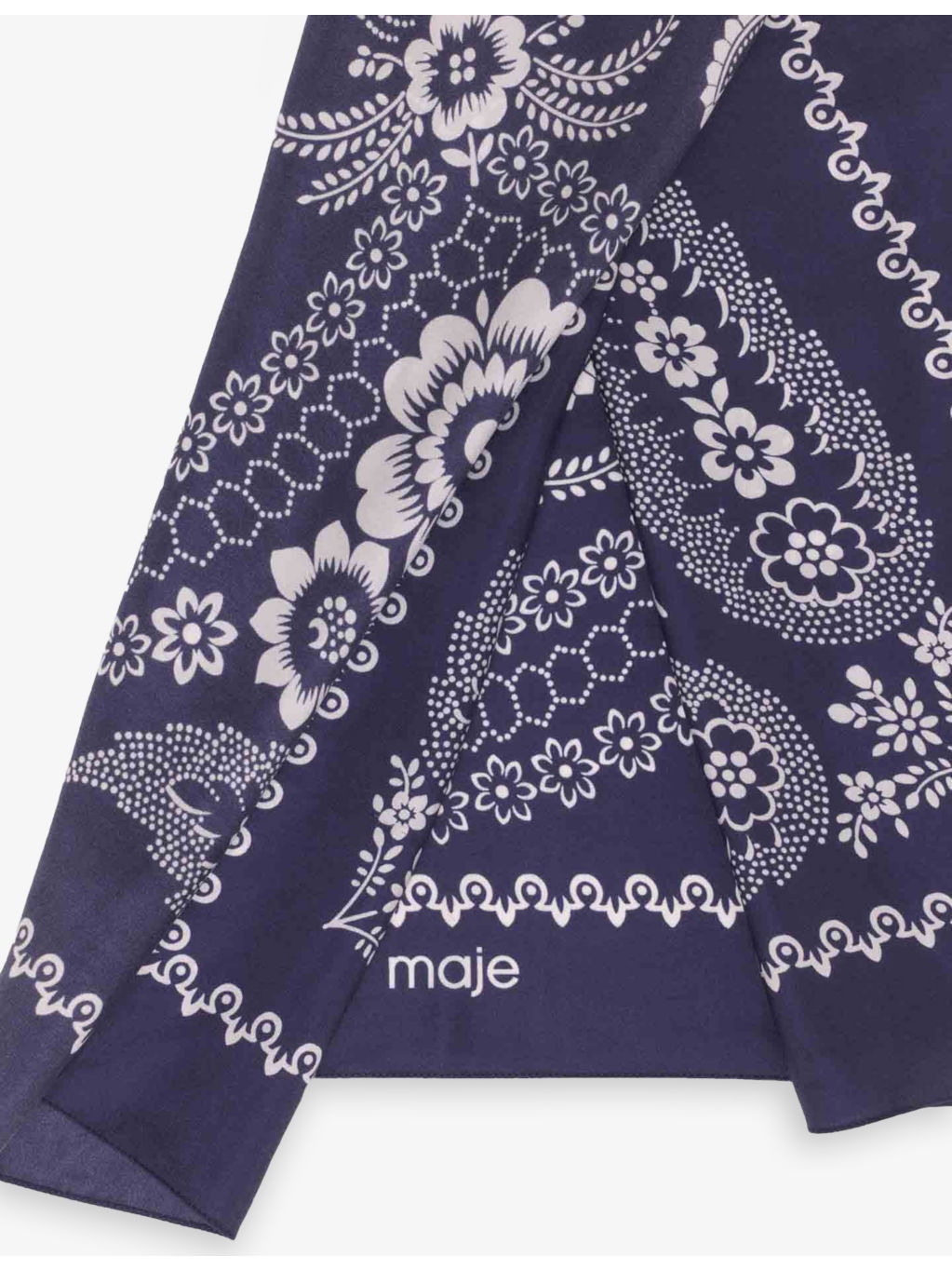 Bandana-Print Silk Scarf - 2