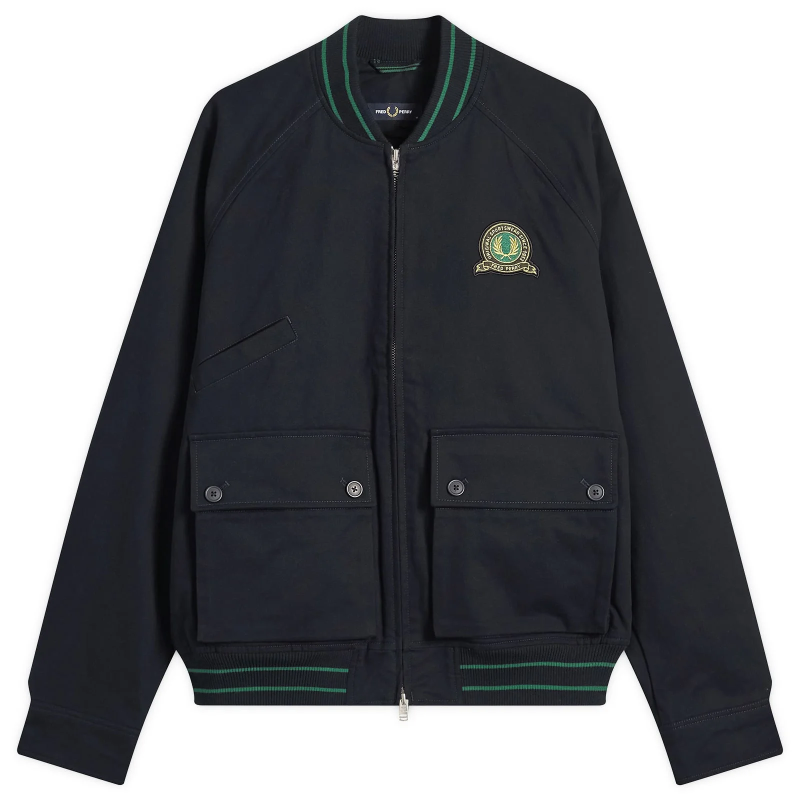 Fred Perry Tennis Badge Bomber Jacket - 1