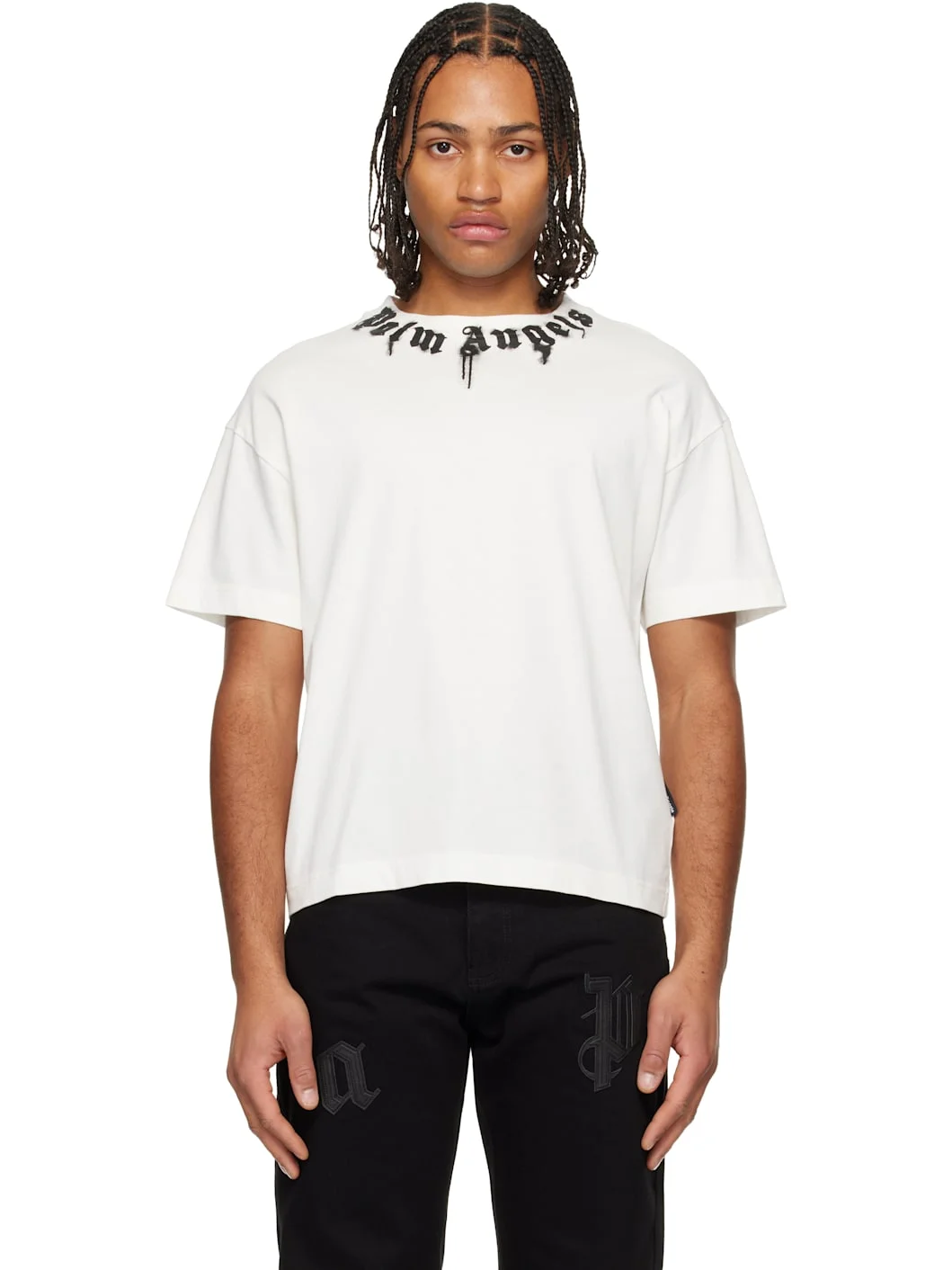 Off-White Curved Logo T-shirt - 1