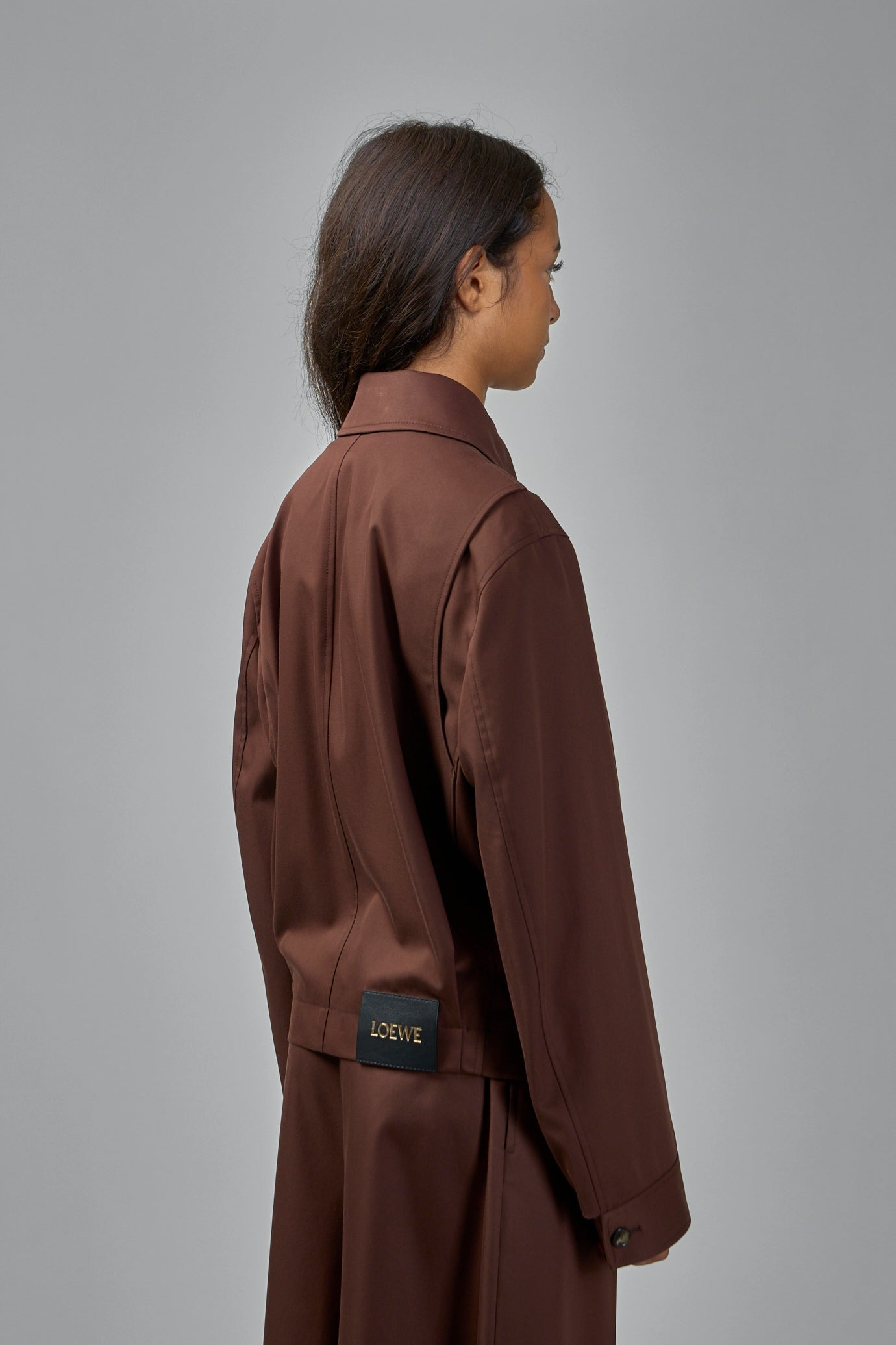 Gathered Front Belted Jacket - 3