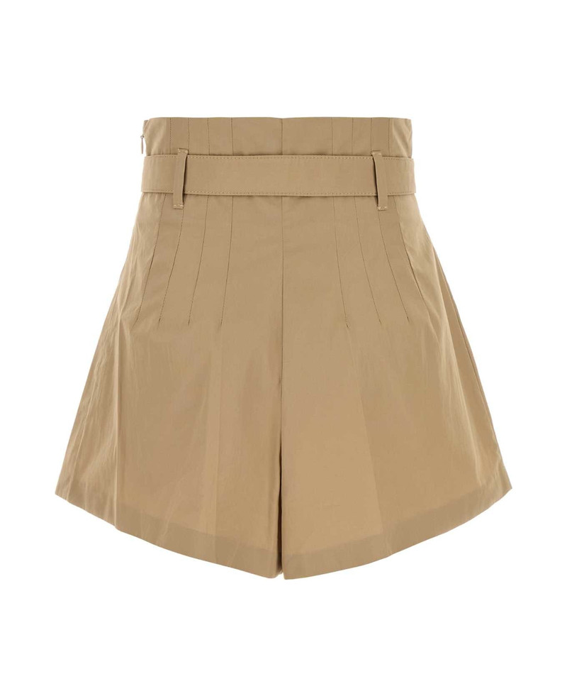 Prada Beige Poplin Shorts outlook