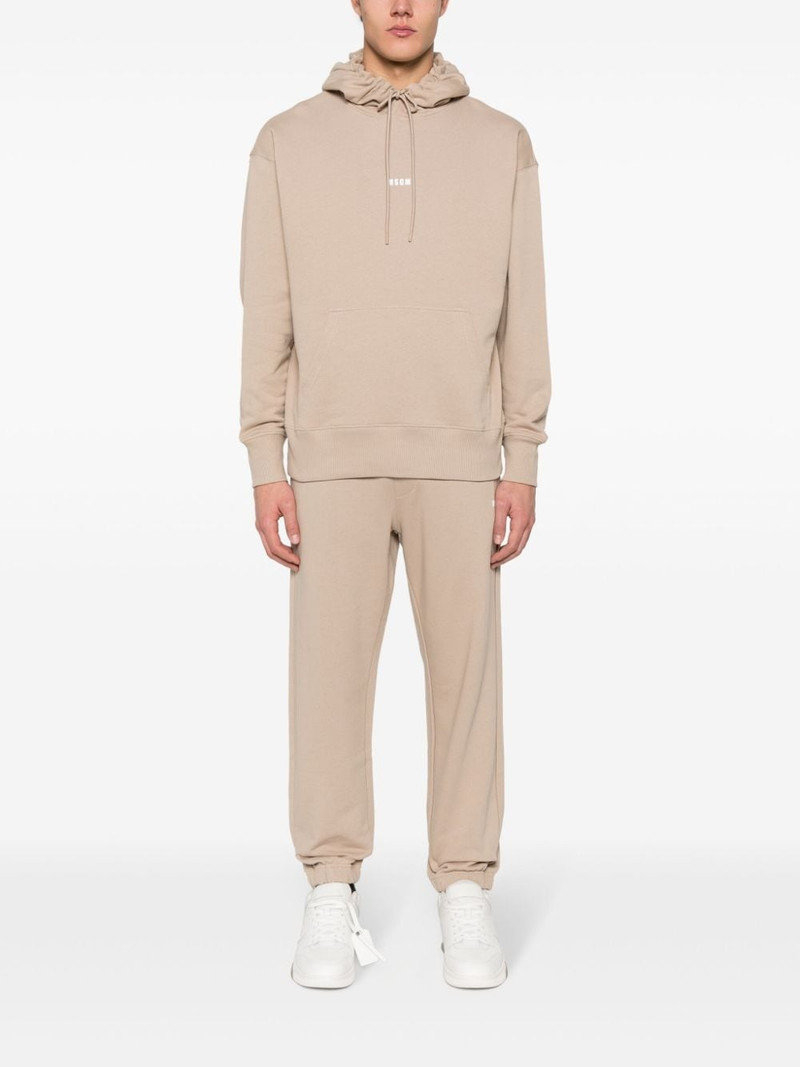 MSGM logo-print cotton track pants outlook