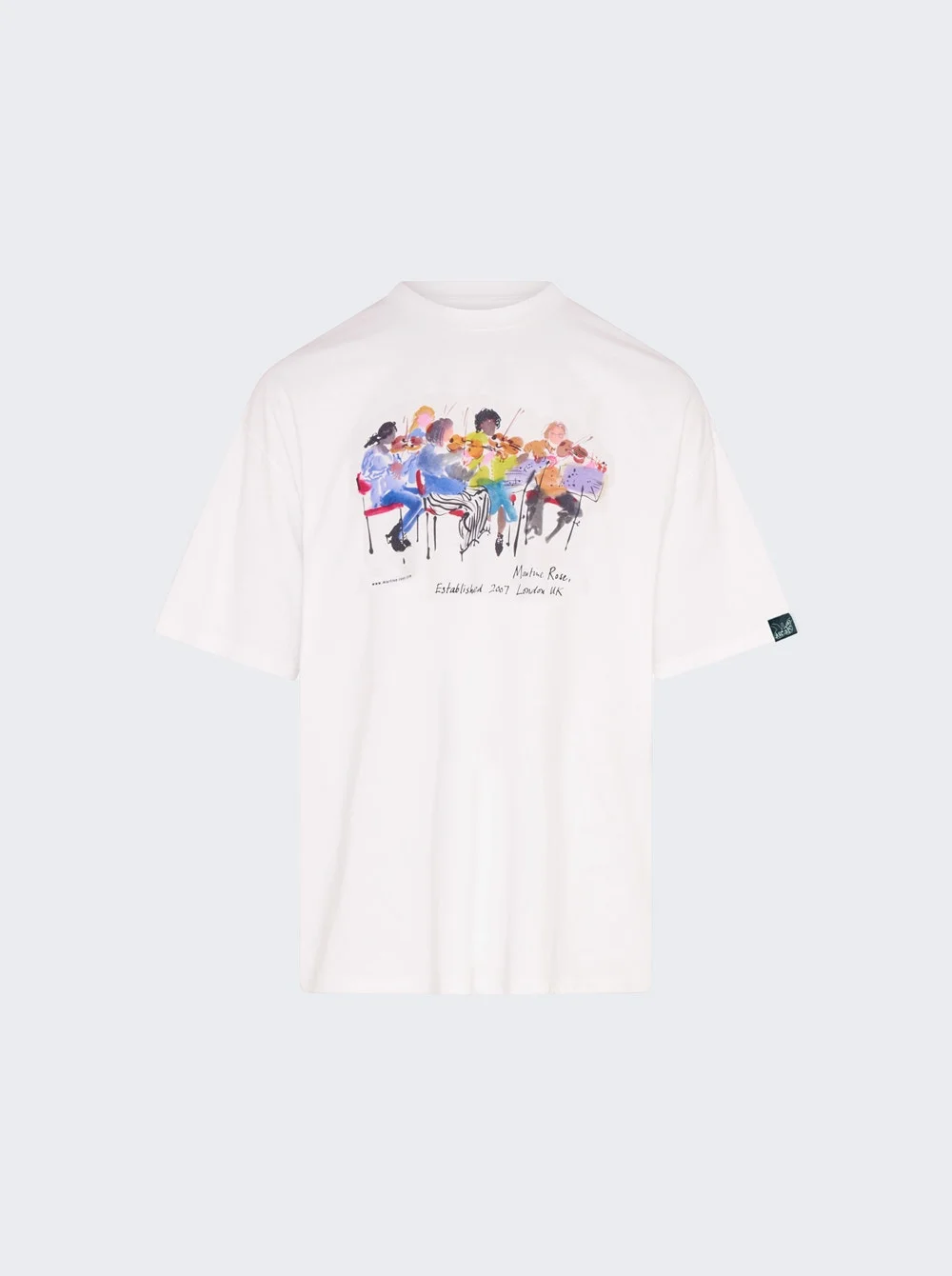 Oversized T-shirt White - 1