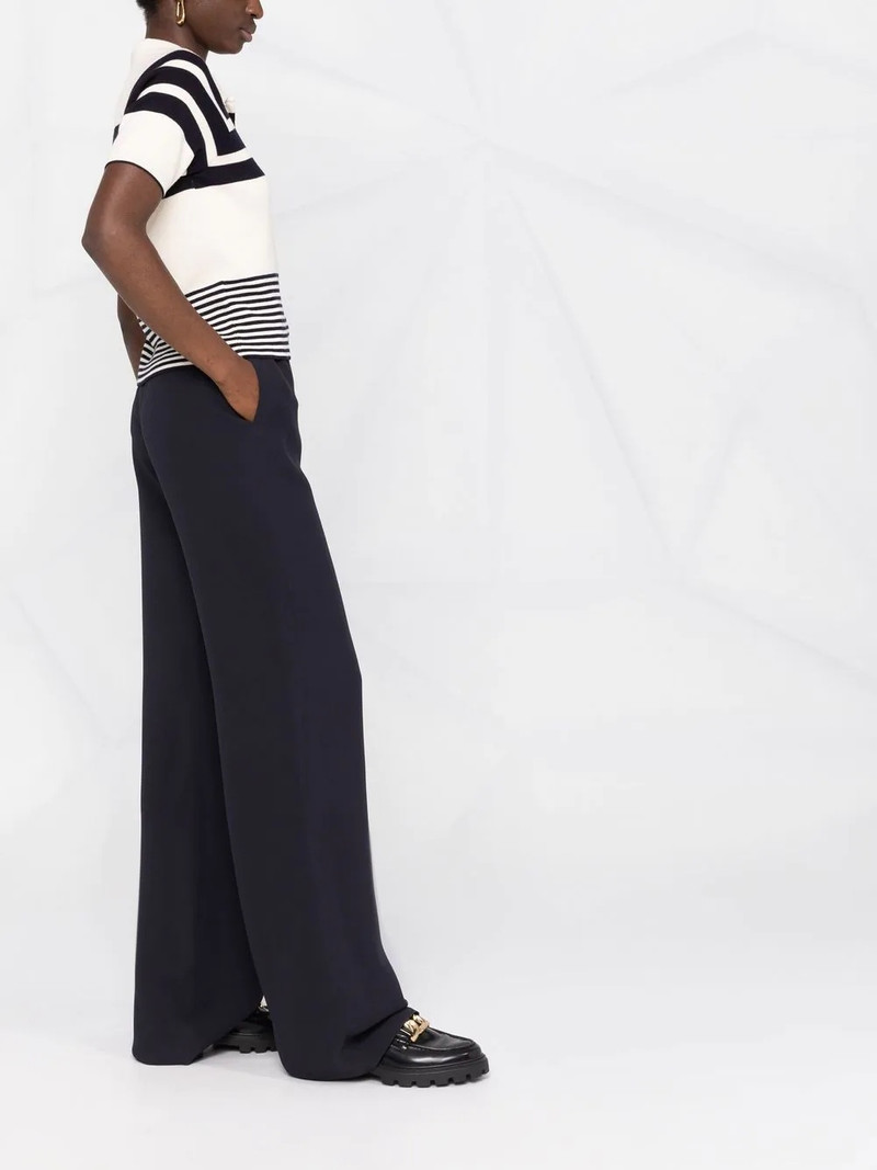high-waisted wide-leg trousers 6