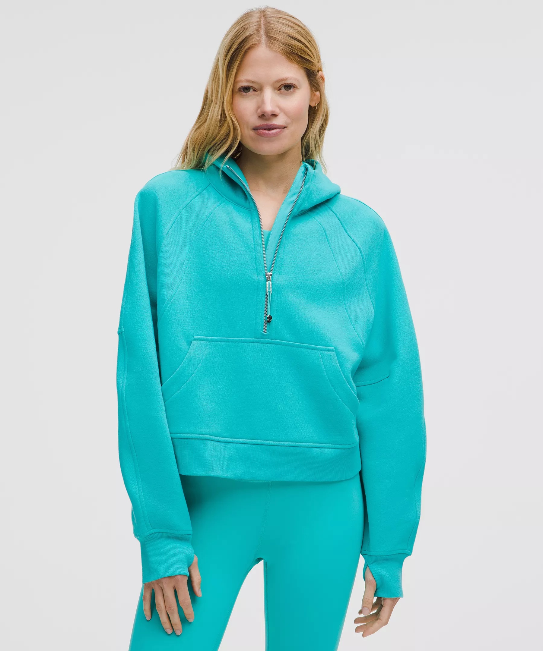 Scuba Oversized Half-Zip Hoodie - 4