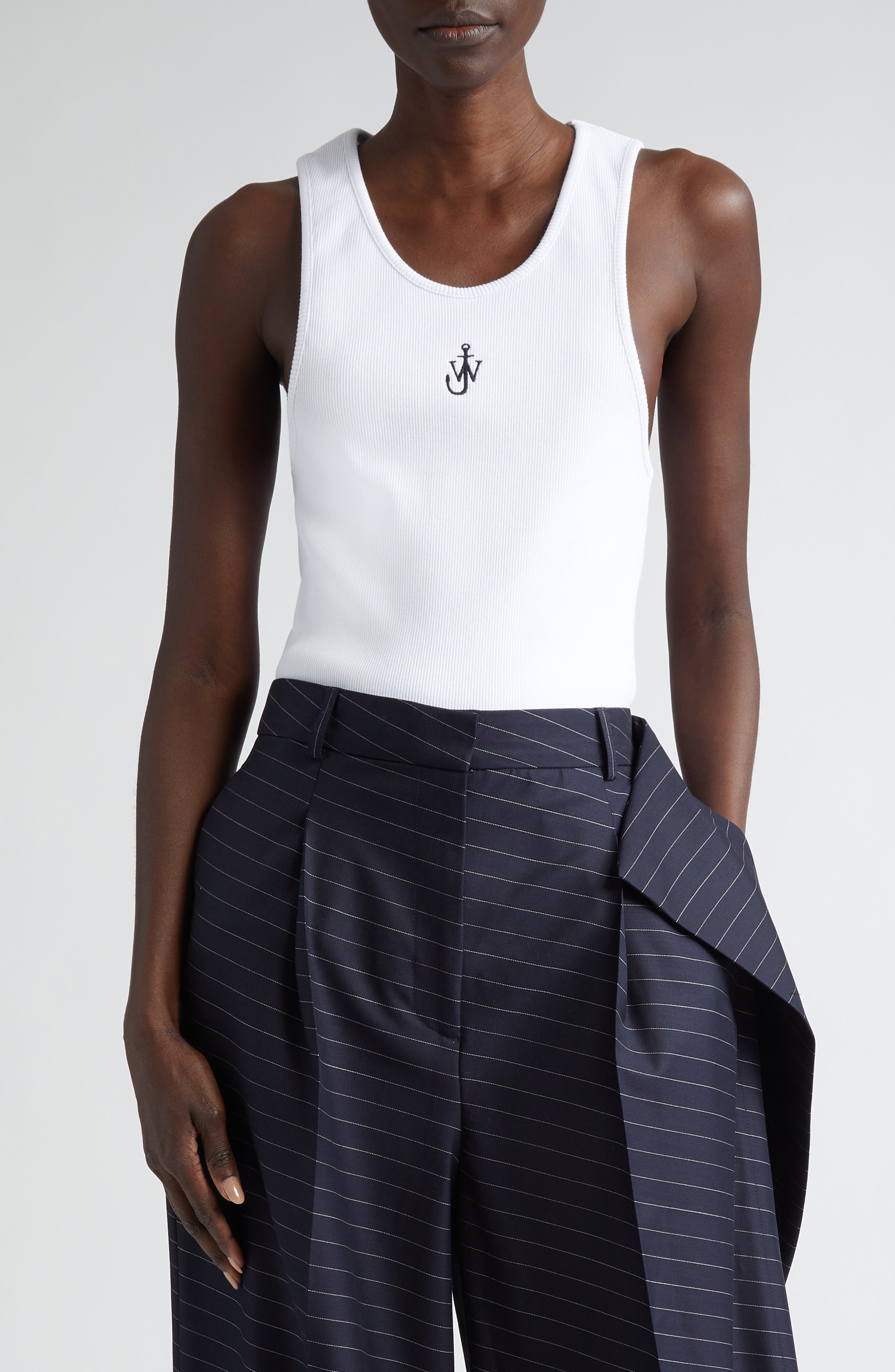 Anchor Logo Embroidered Tank - 1