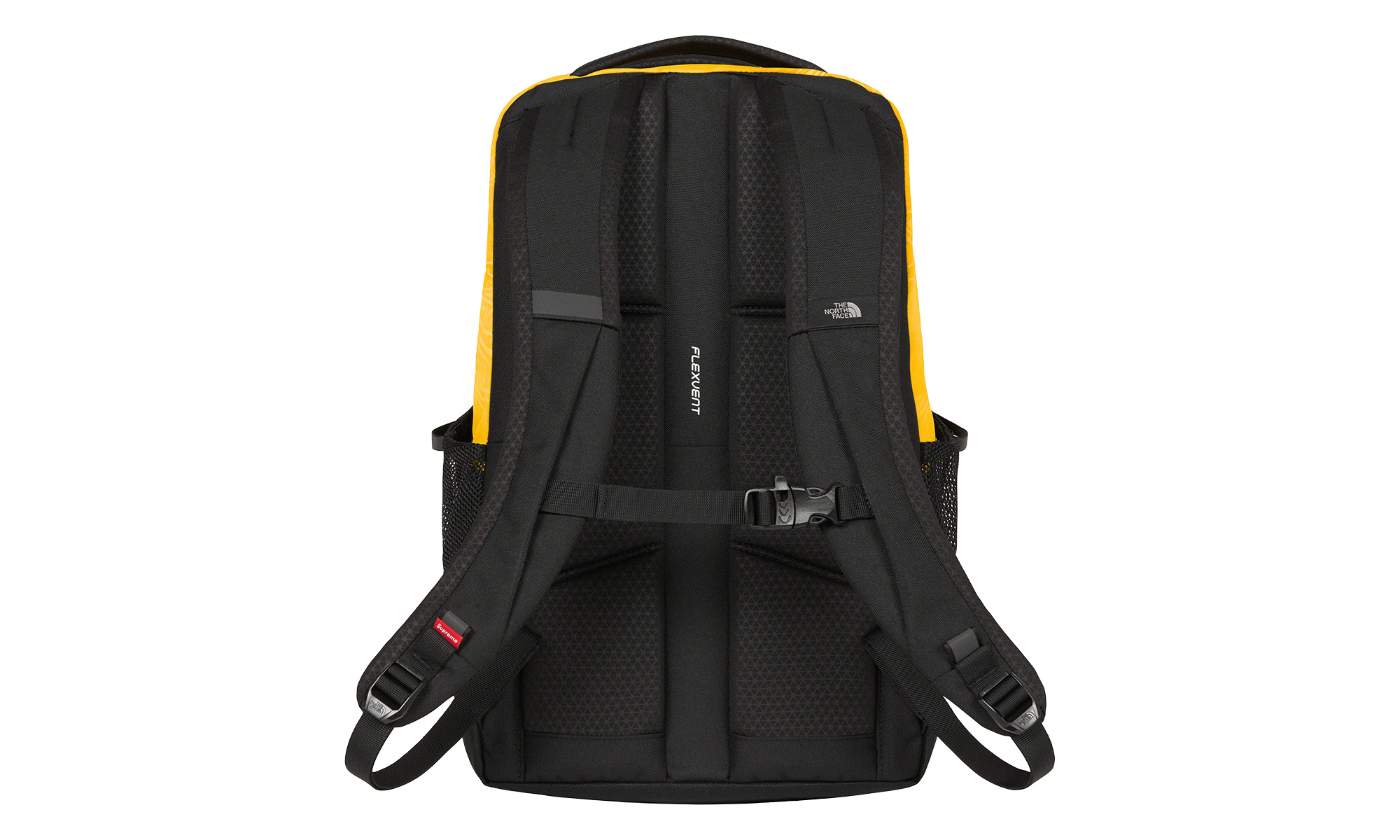 Printed Borealis Trompe L'oeil Backpack "The North Face - Yellow" - 3