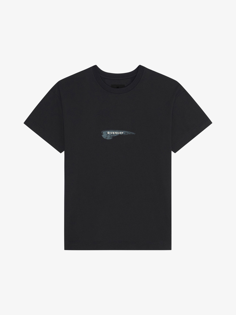 T-SHIRT IN COTTON GIVENCHY WINGS - 1