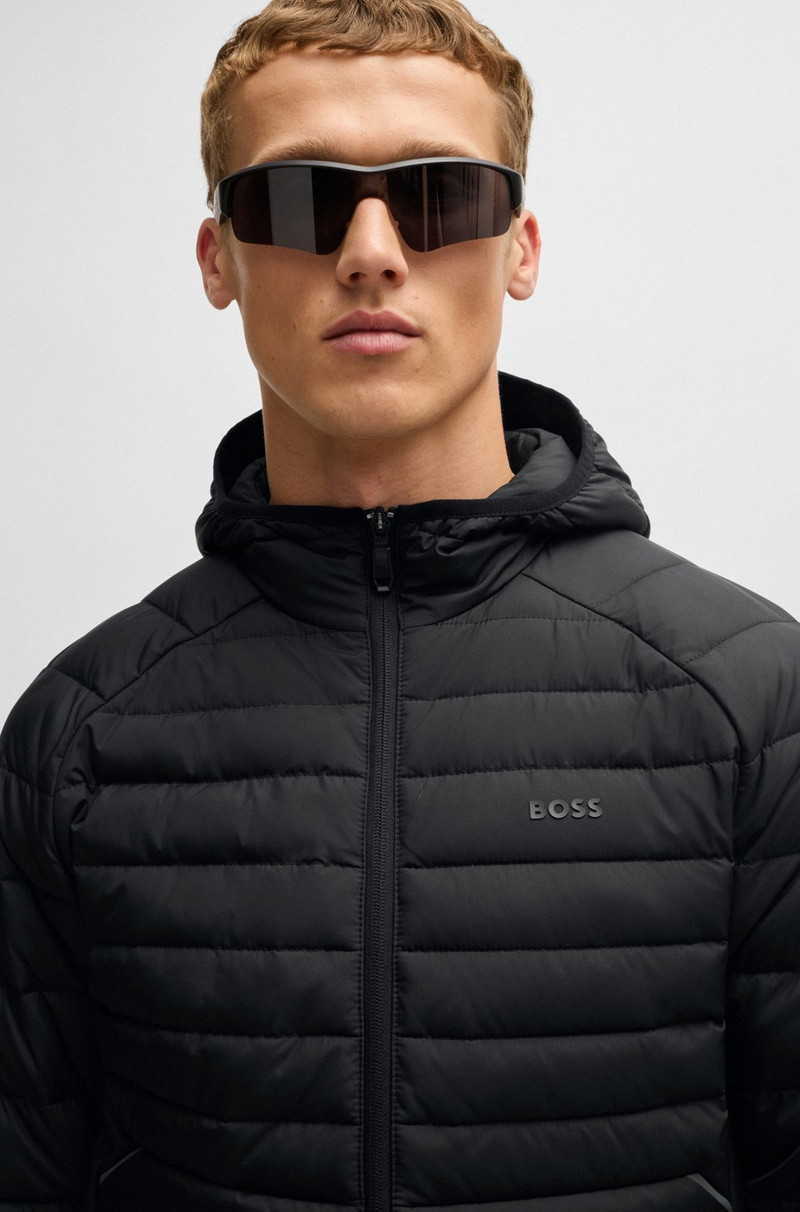 WATER-REPELLENT PADDED JACKET WITH DECORATIVE REFLECTIVE DETAILS 5