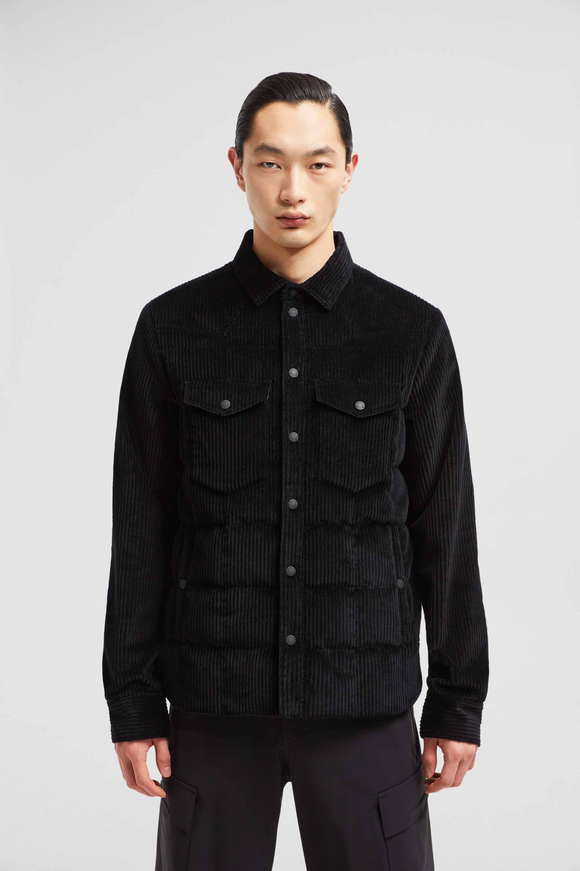 Gelt Corduroy Down Shirt Jacket - 3
