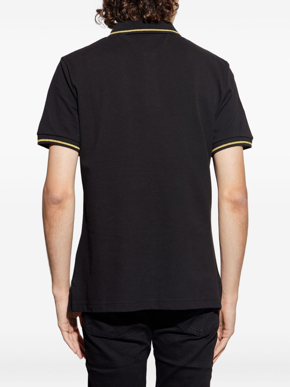 logo-embroidered polo shirt - 4