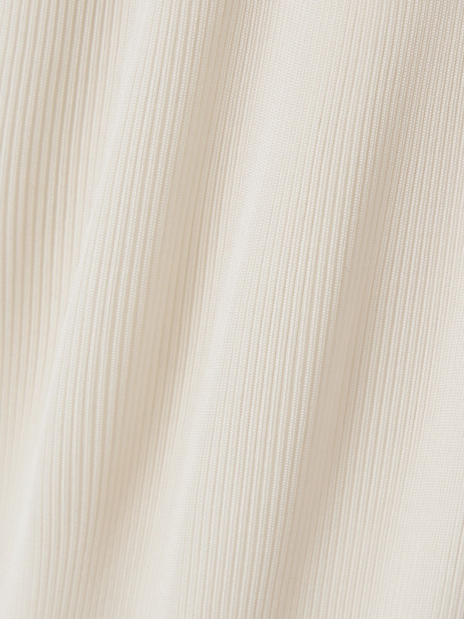 Lace-trimmed ribbed silk-jersey mini dress Neutral - 4