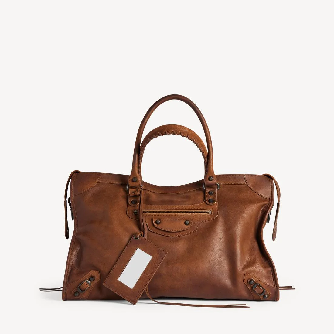 Men's Le City Bag Large in Caramel - 1