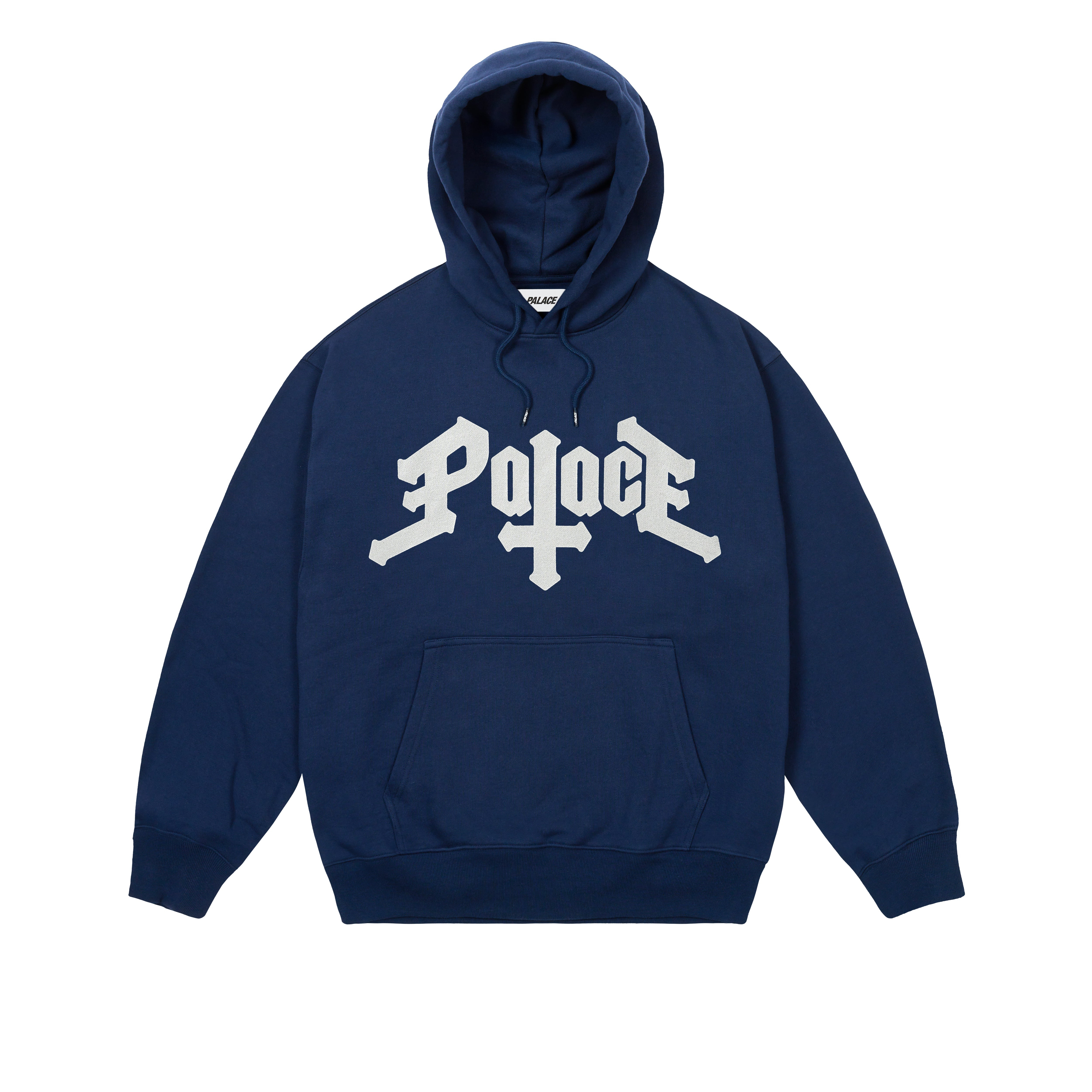 PALACE CROSS HOOD NAVY - 1
