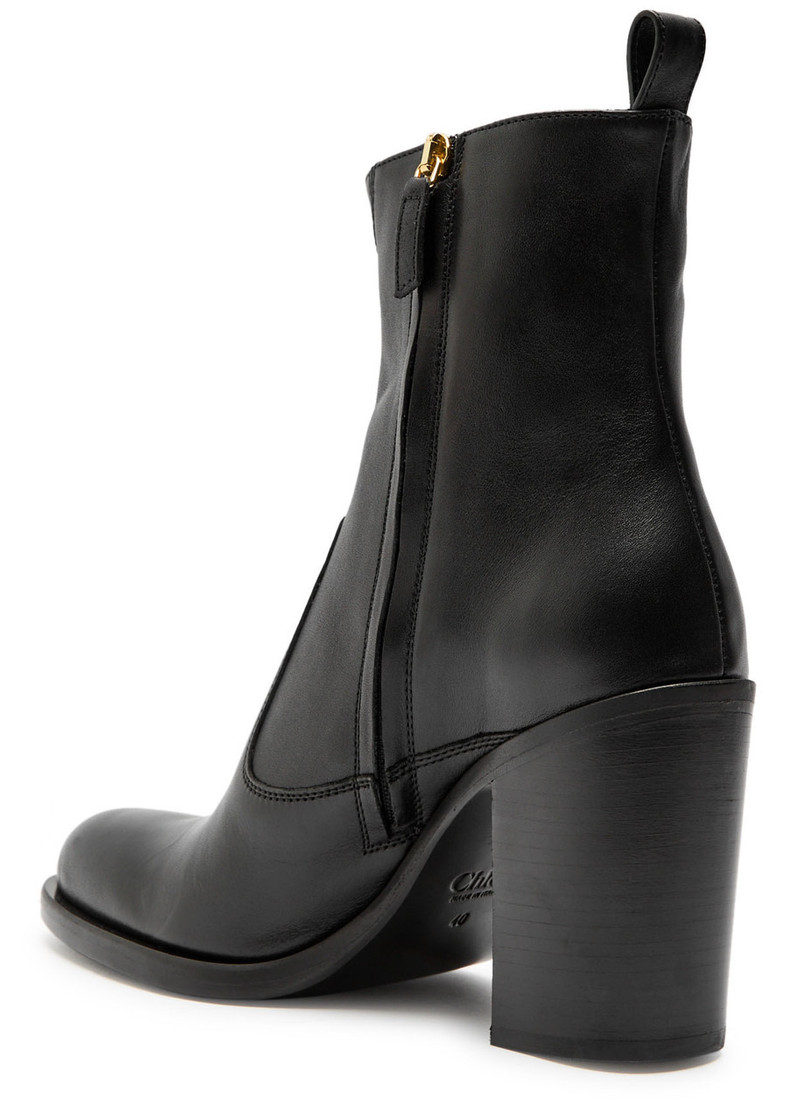 Chloé Chloe Phoenix 90 Leather Ankle Boots outlook