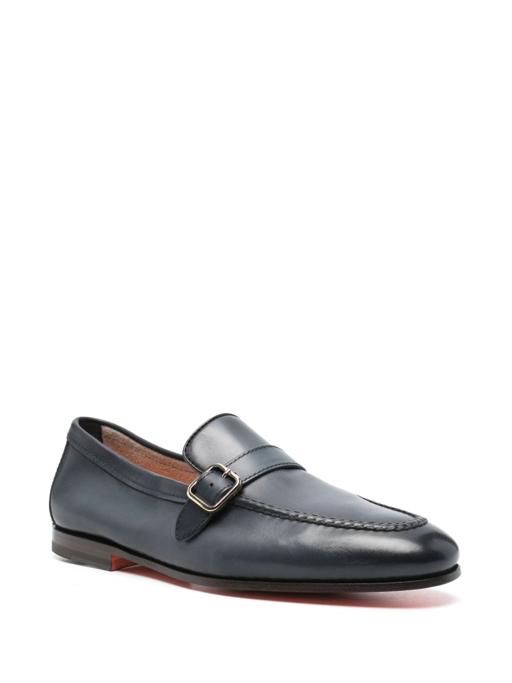 single-buckle loafers - 2