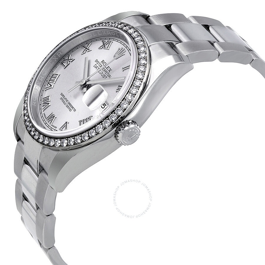 Rolex Oyster Perpetual Datejust 36 Silver Dial Stainless Steel Bracelet Automatic Ladies Watch 11624 - 2