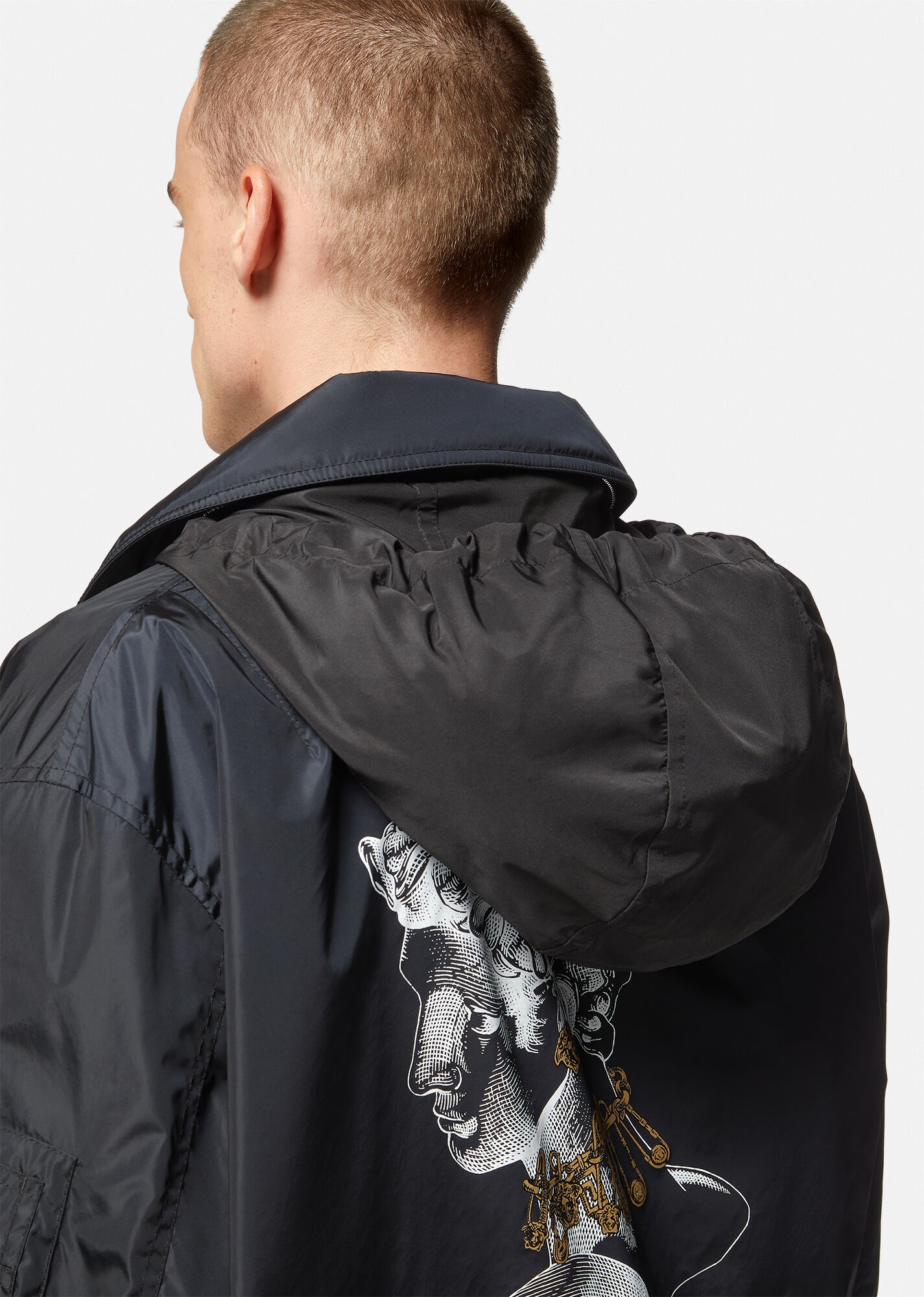 Nylon Graphic Logo Jacket - 6