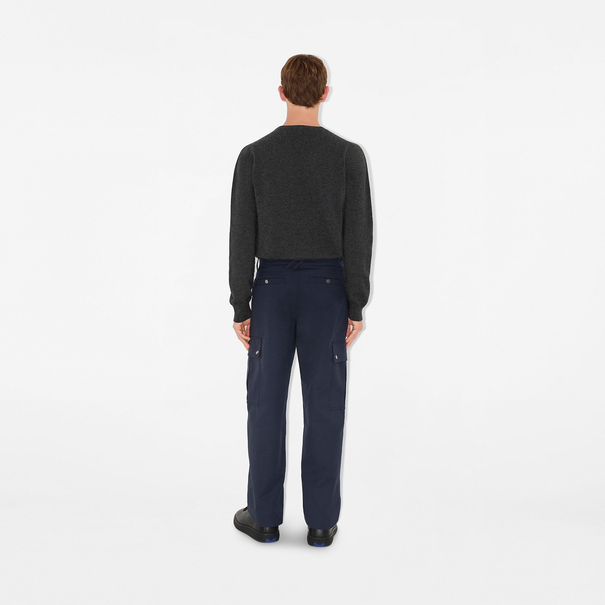 Cotton Blend Cargo Trousers - 4