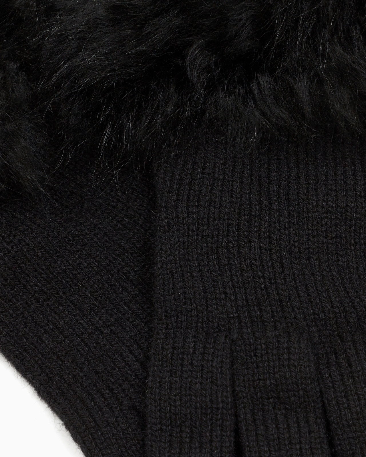 Knit cashmere gloves - 2