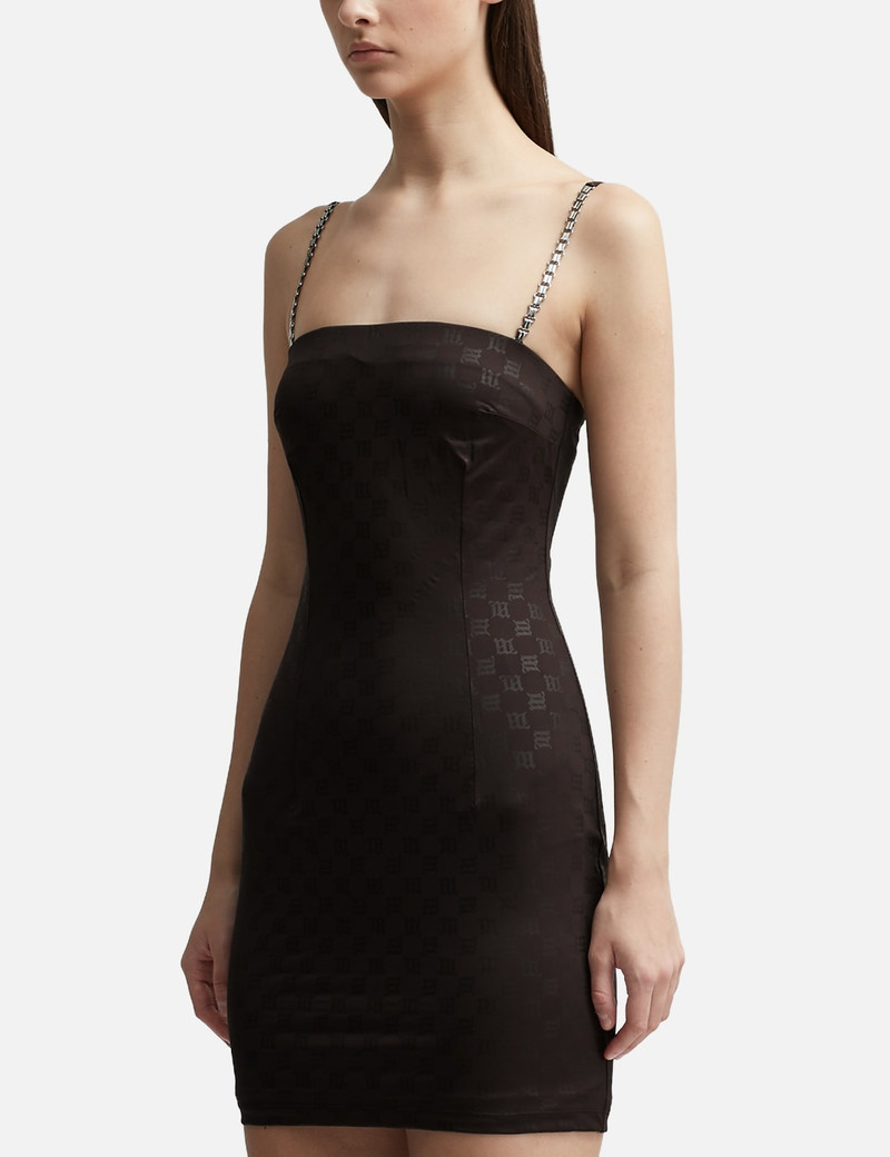 MISBHV MONOGRAM SPAGHETTI MINI DRESS outlook