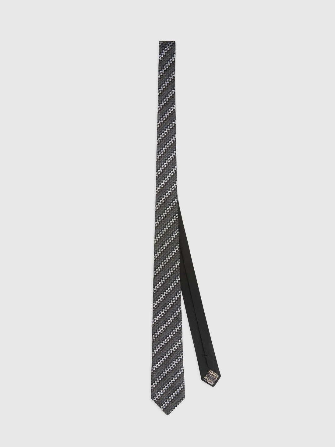 Lamé silk tie - 1