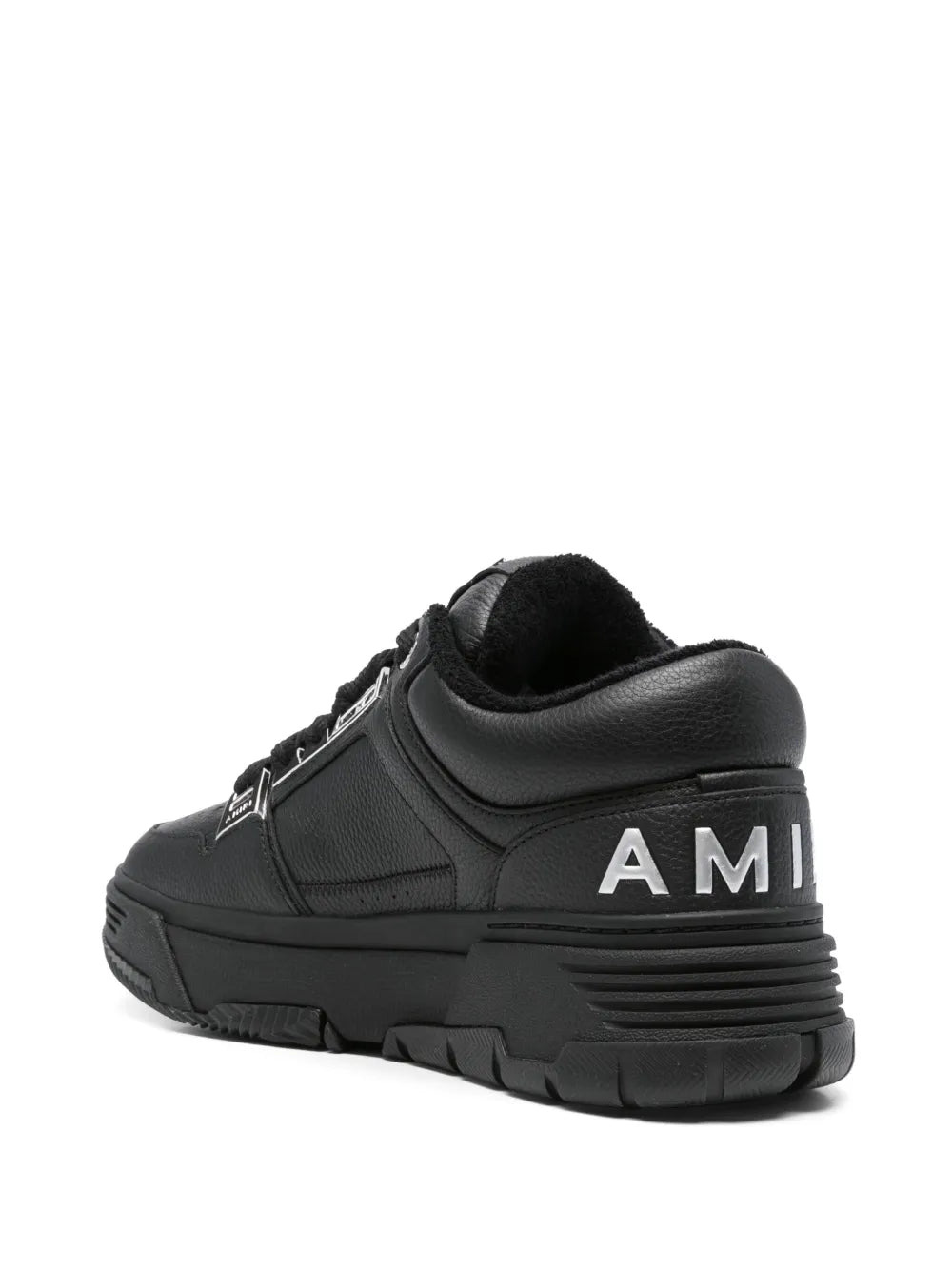 Amiri Men Leather Sneakers With Logo - 3