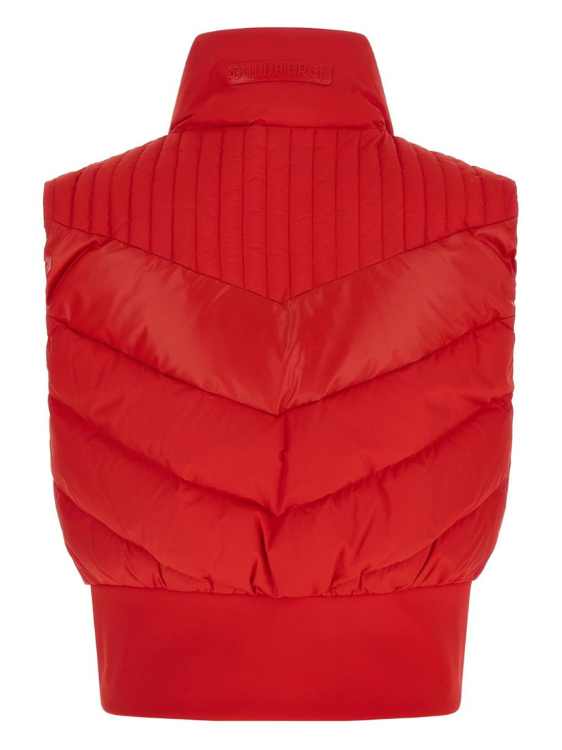 GOLDBERGH quilted zip waistcoat outlook