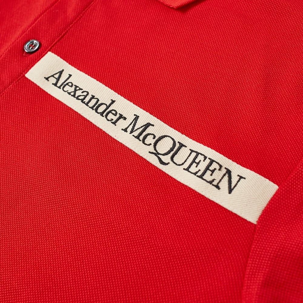 Alexander McQueen Taped Logo Polo - 2