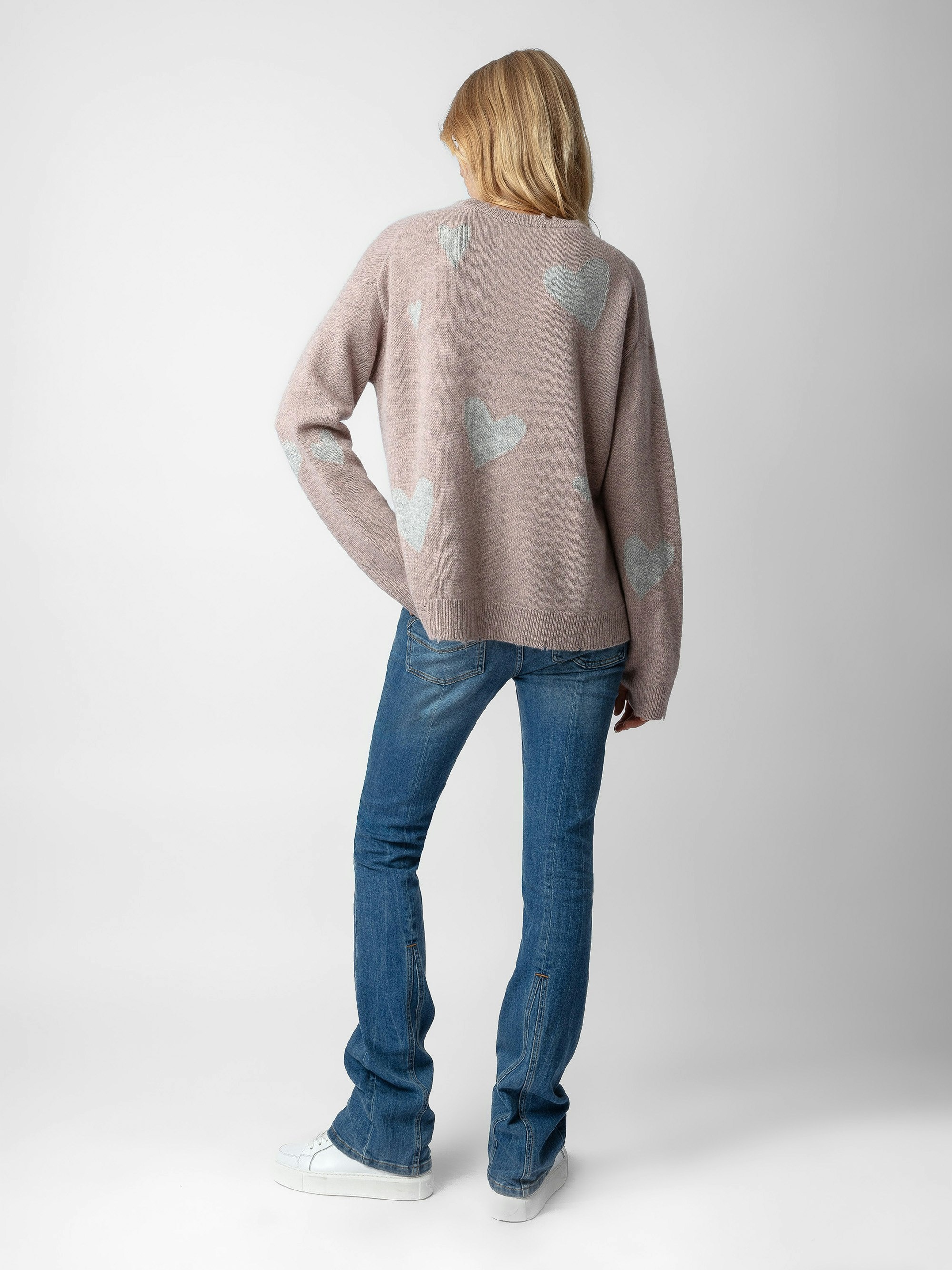 Markus Heart Cashmere Sweater - 3