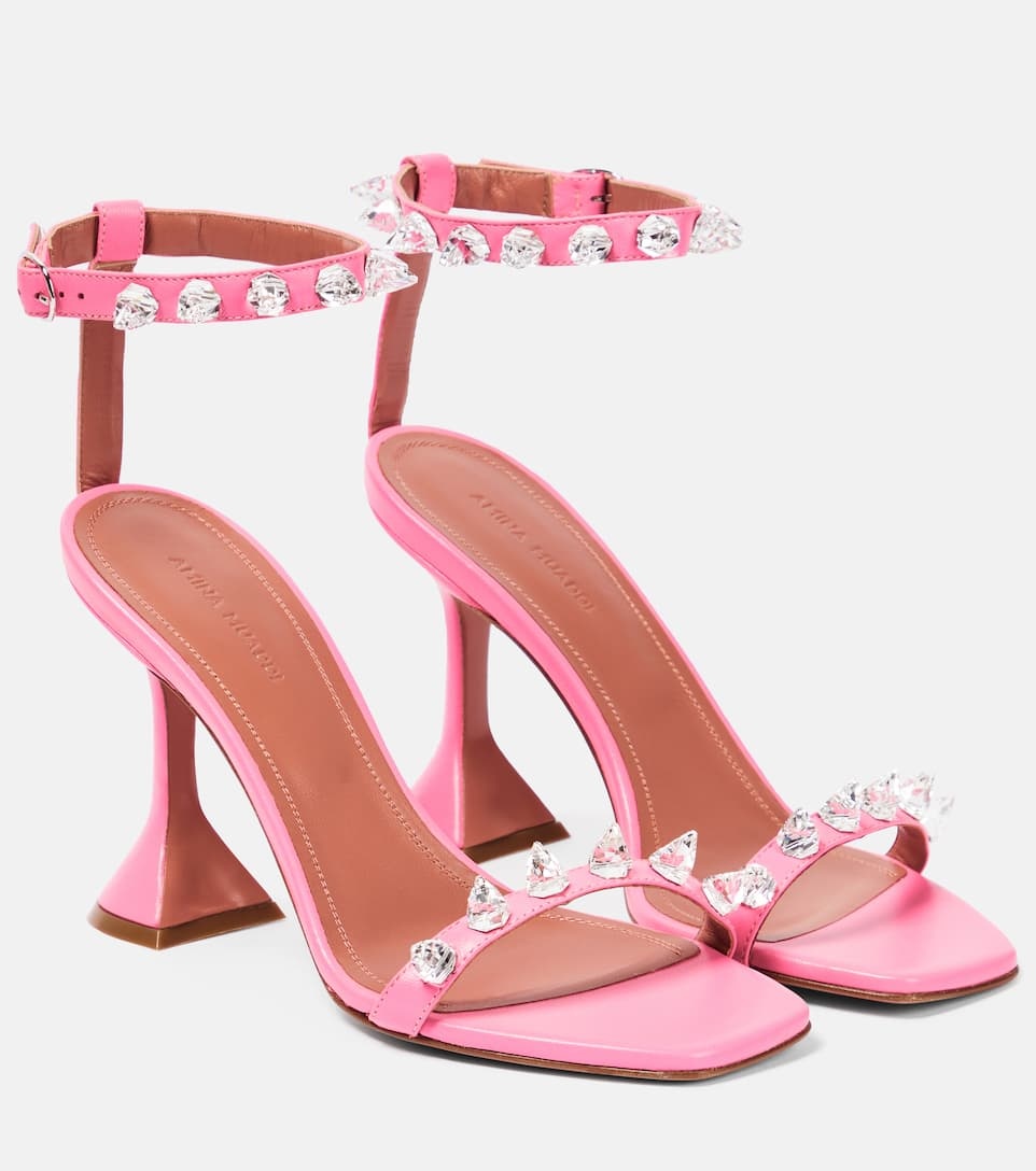 Julia embellished leather sandals - 1