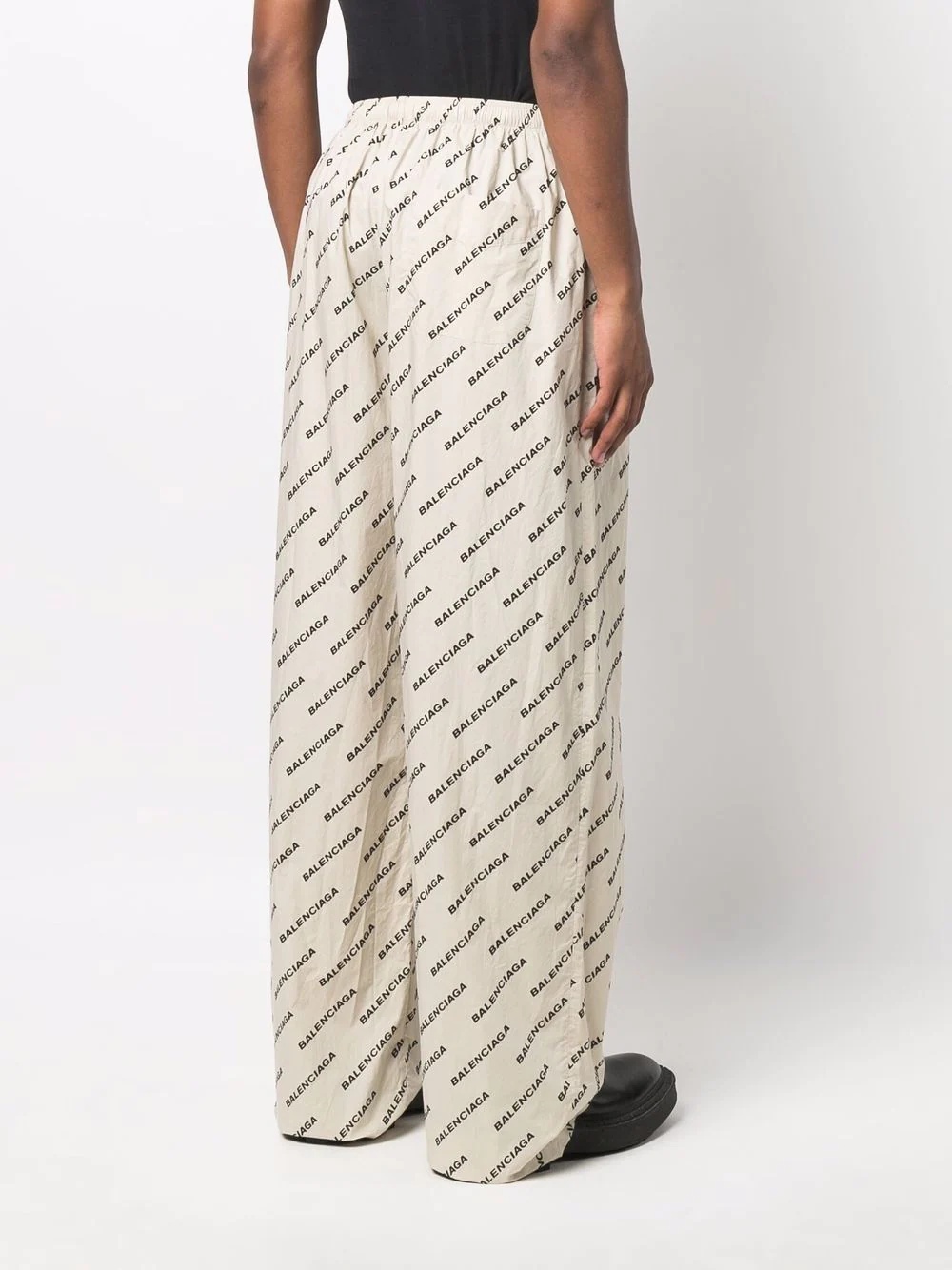 logo print pyjama trousers - 5