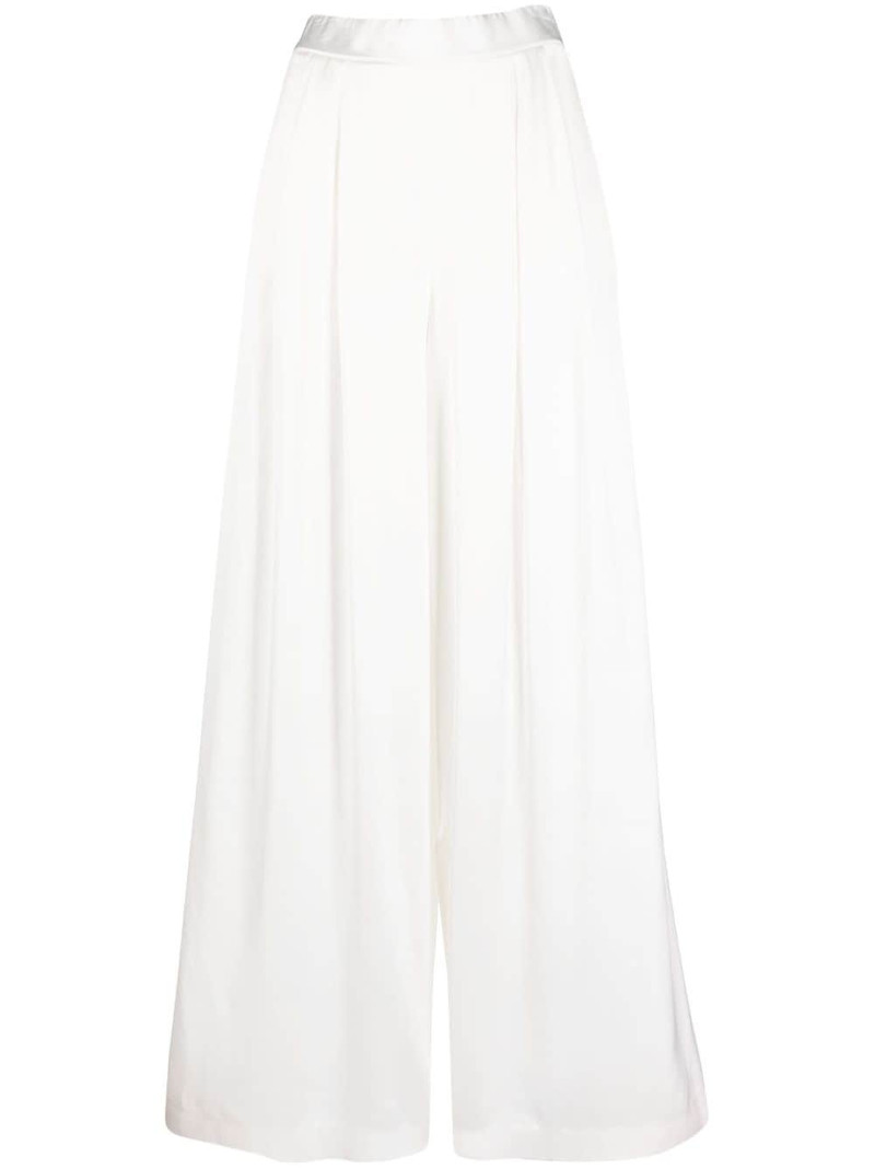 pleated wide-leg trousers 1