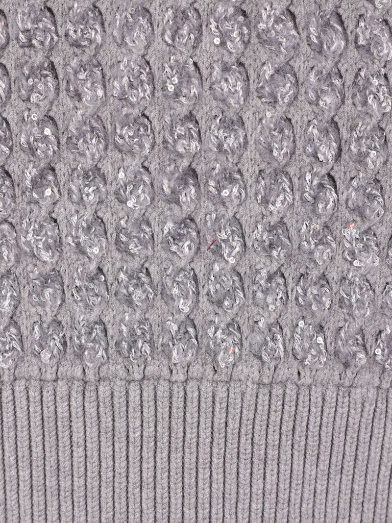 sequin-embellished high-neck sweater 3