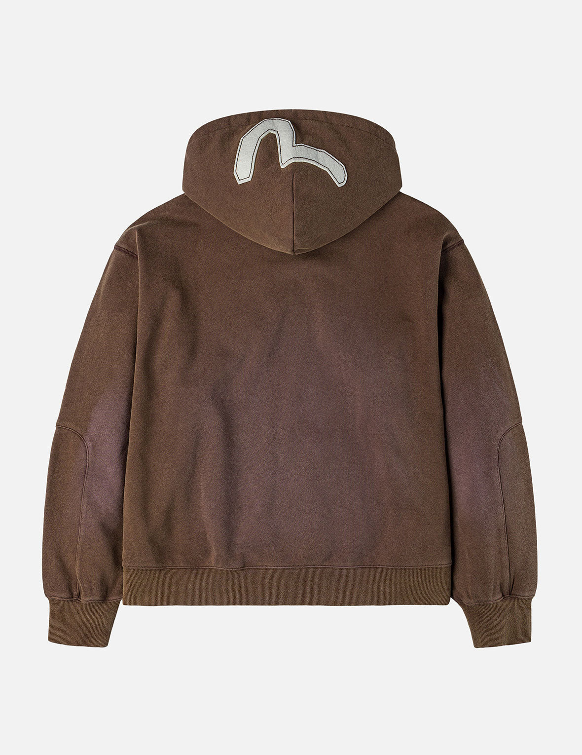 EV and Seagull Patches Embroidery Relax Fit Hoodie Jacket - 4