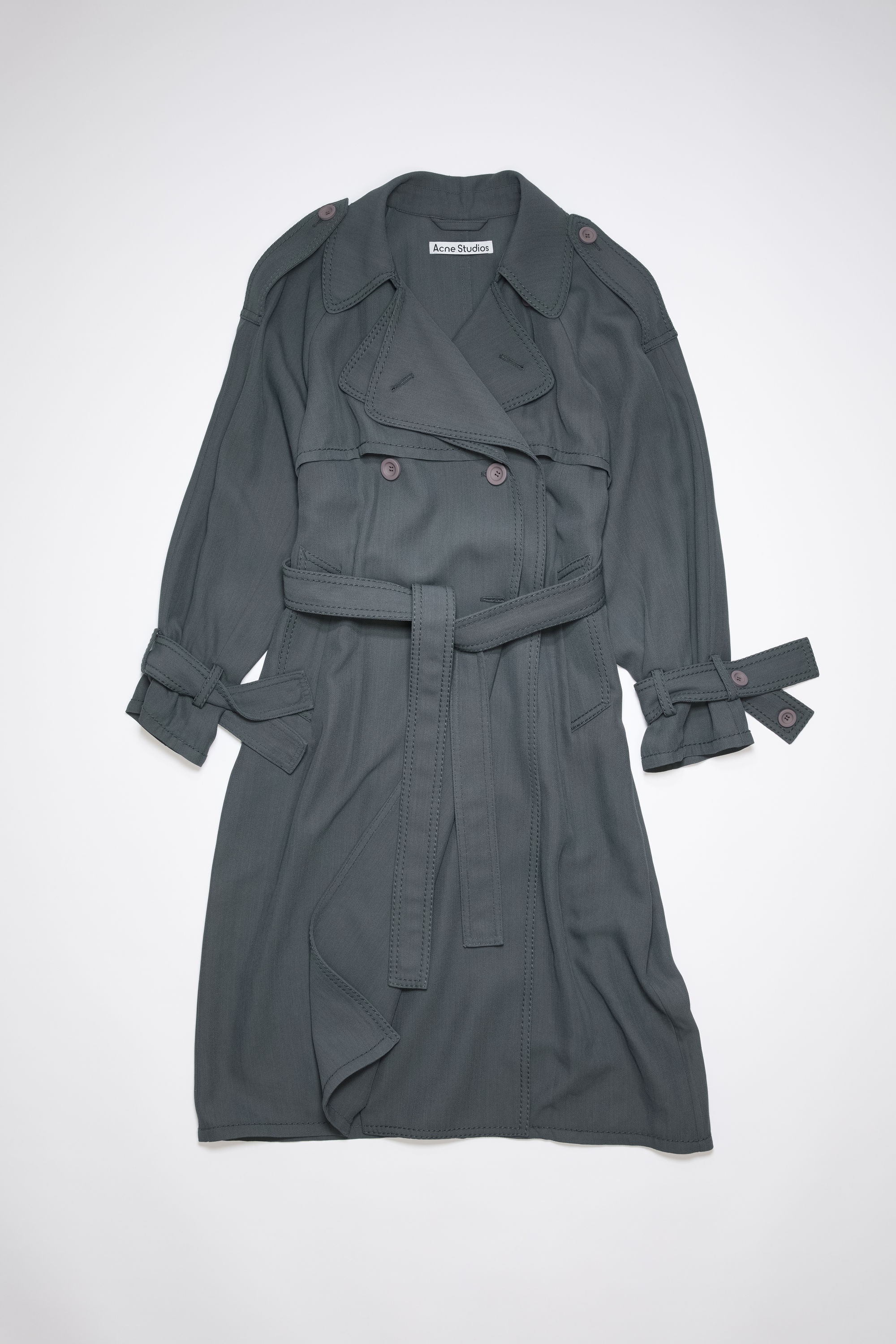 Trench coat - Grey - 1